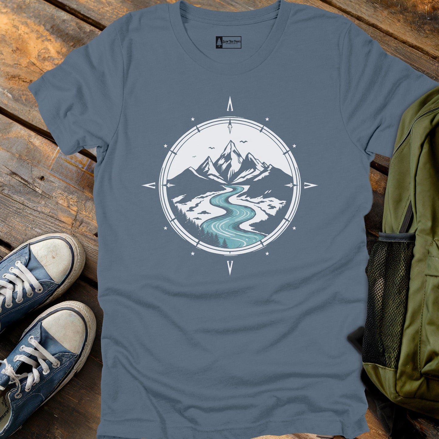 Winding River Compass T-Shirt