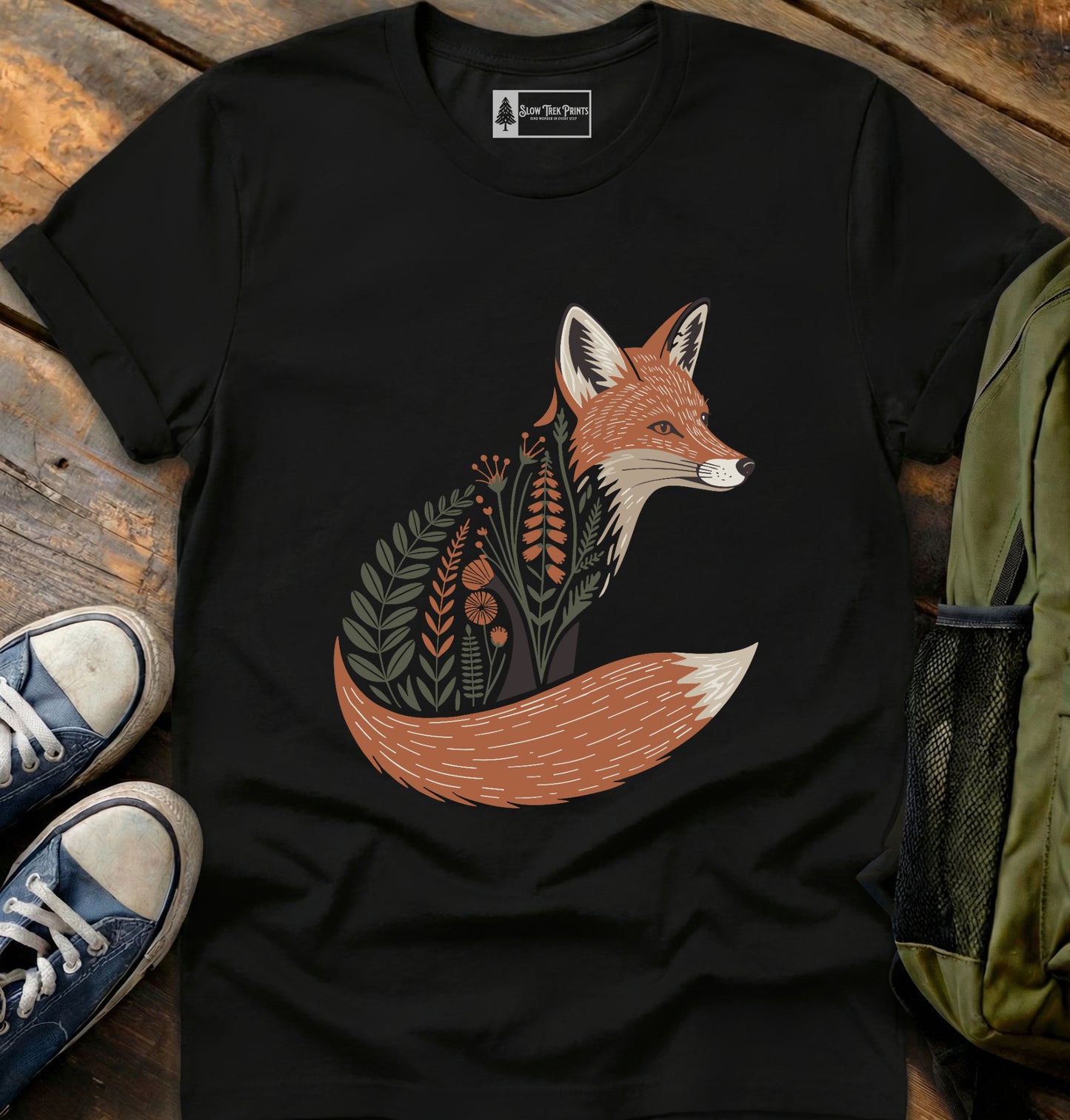 Floral Fox T-Shirt