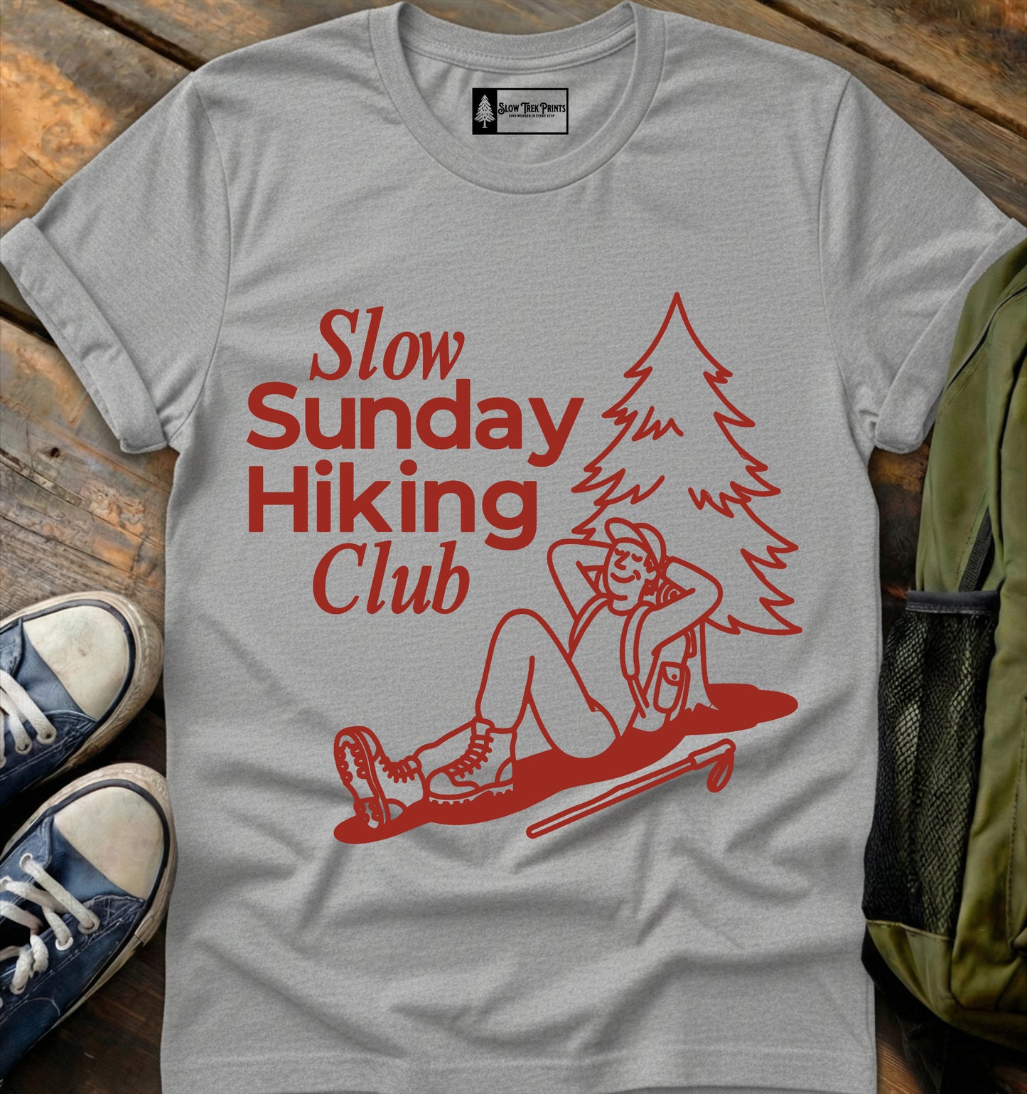 Slow Sunday Hiking Club T-Shirt