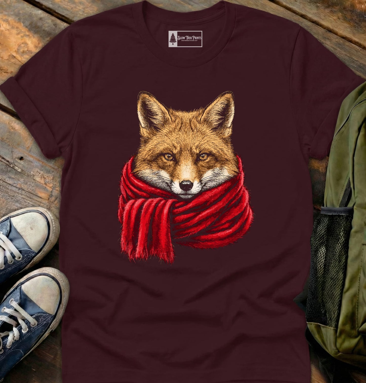 Scarved Fox T-Shirt