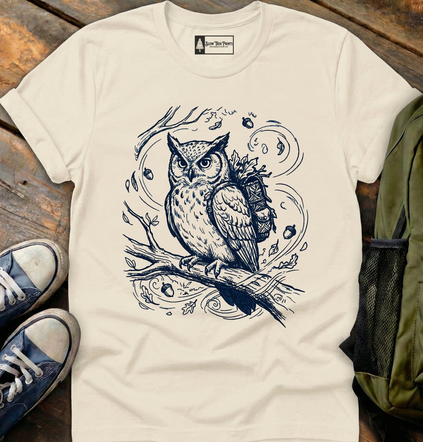 Backpacking Owl T-Shirt
