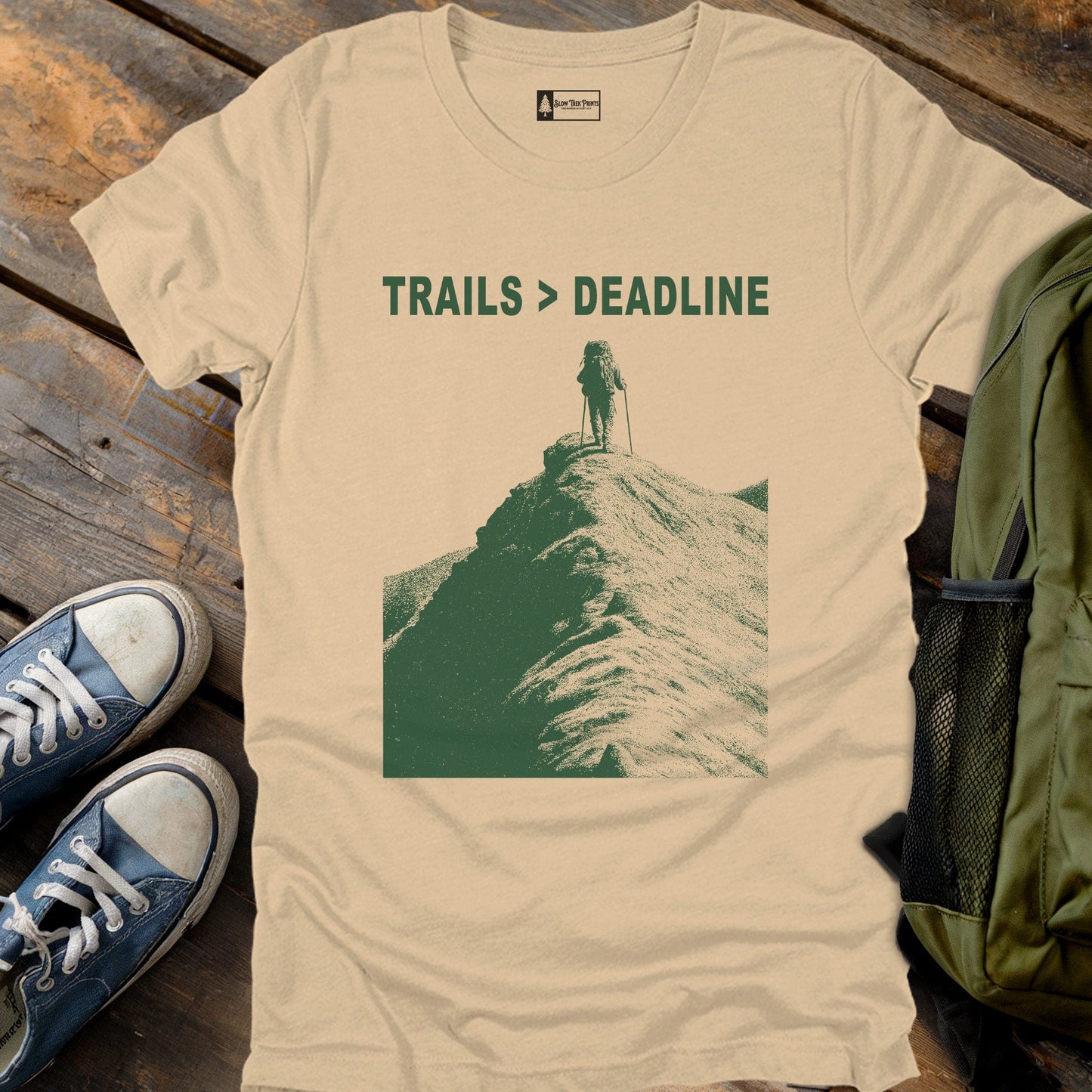 Trails Over Deadlines T-Shirt