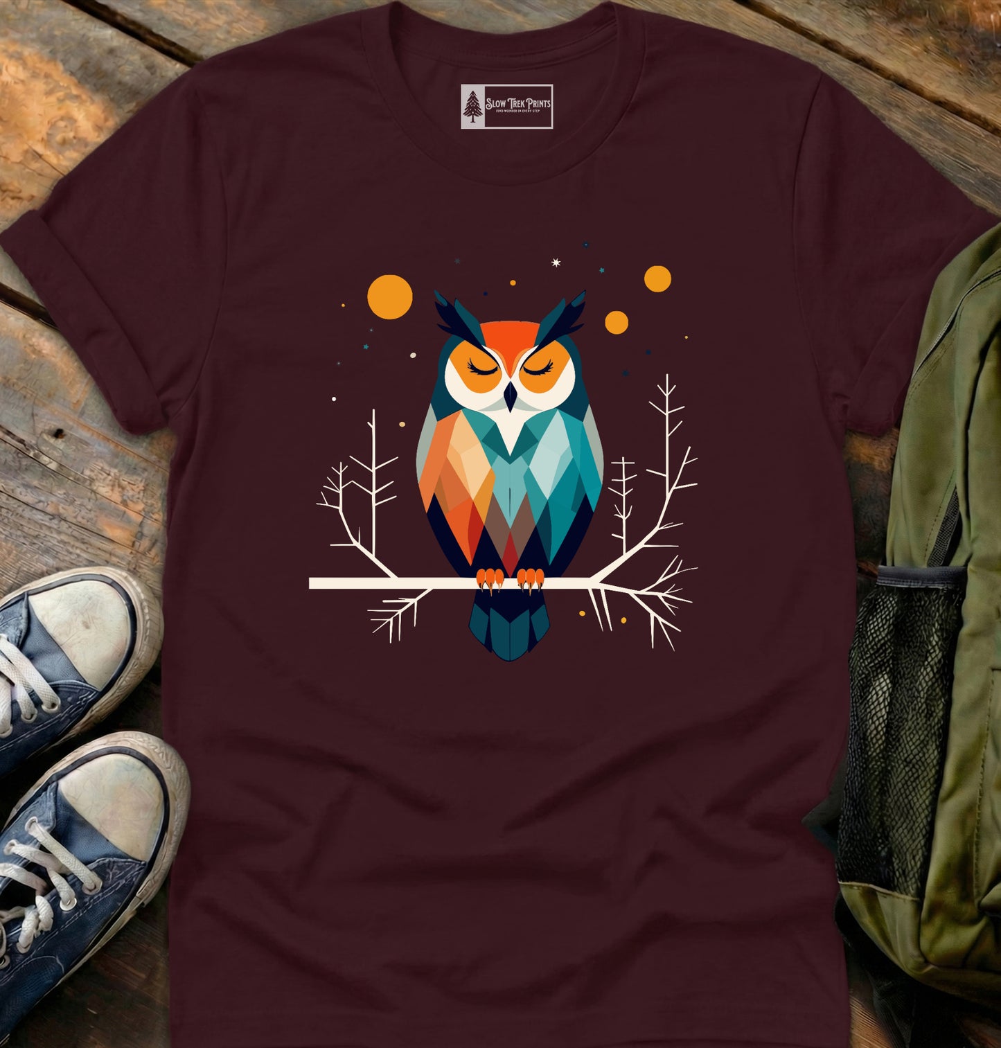 Geometric Owl T-Shirt