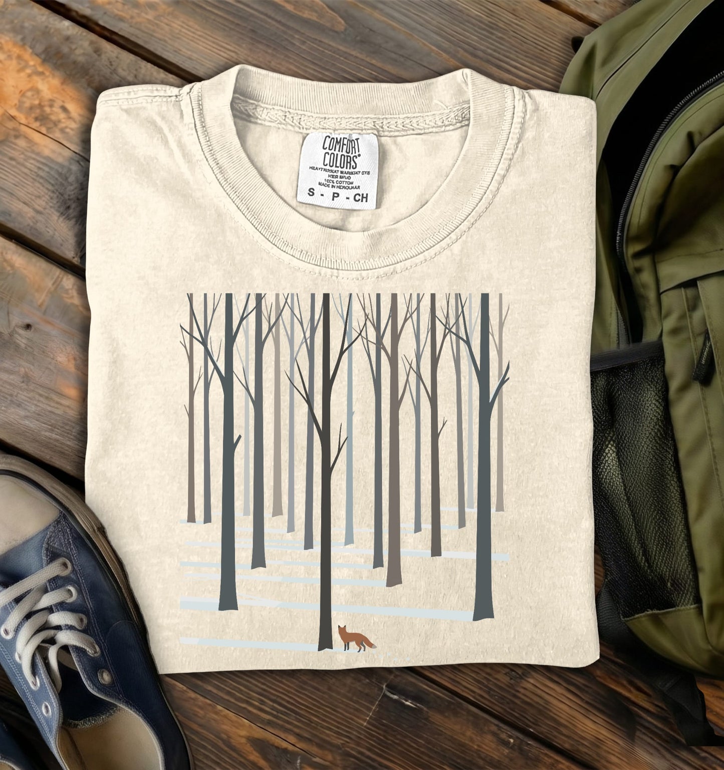 Winter Fox Comfort Colors T-Shirt