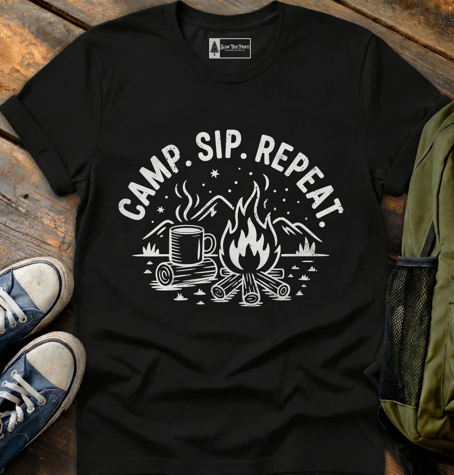 Camp Sip Repeat T-Shirt