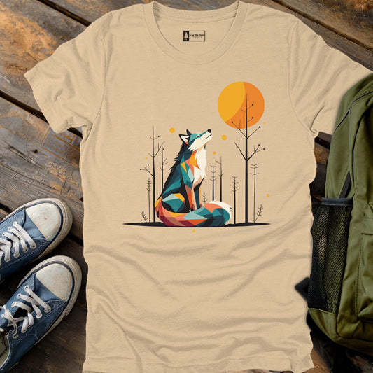Geometric Wolf T-Shirt