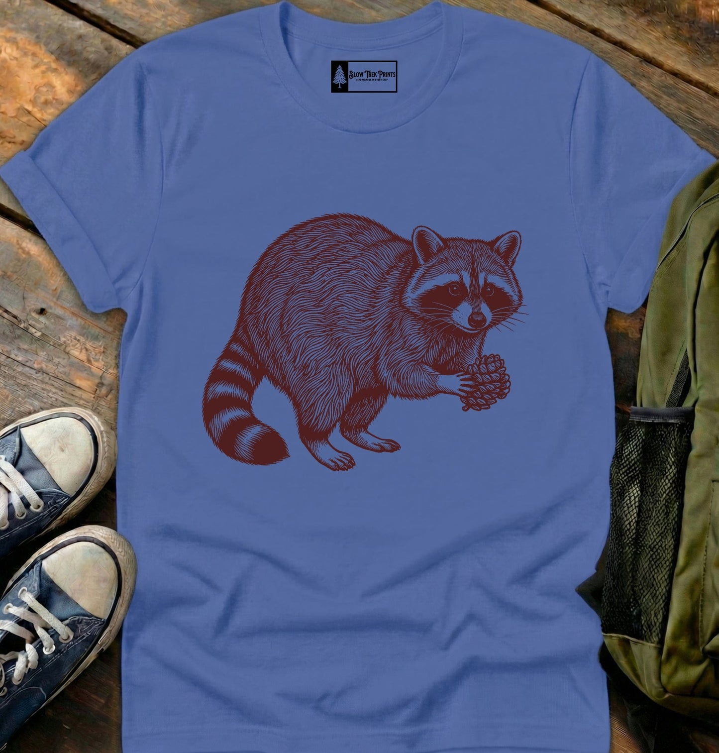 Pinecone Raccoon T-Shirt
