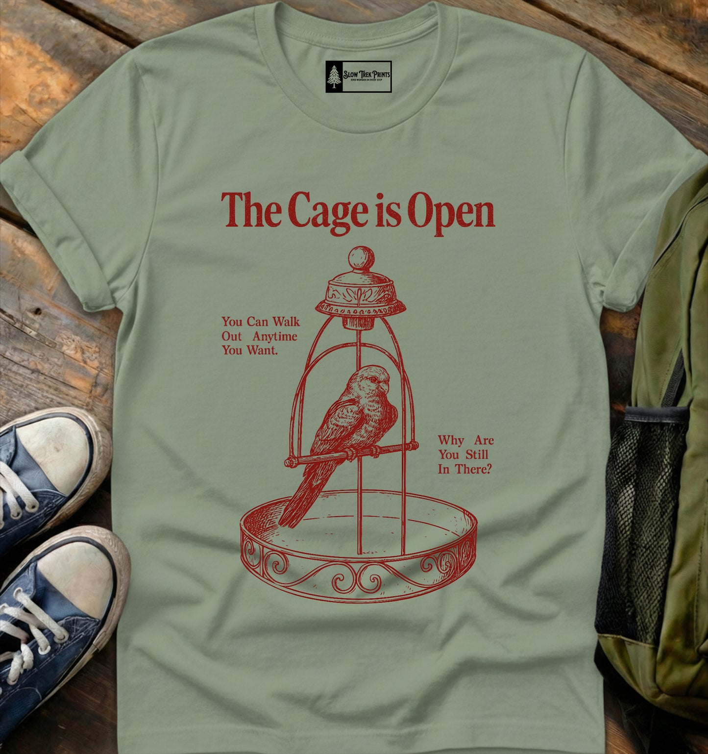 The Cage Is Open T-Shirt