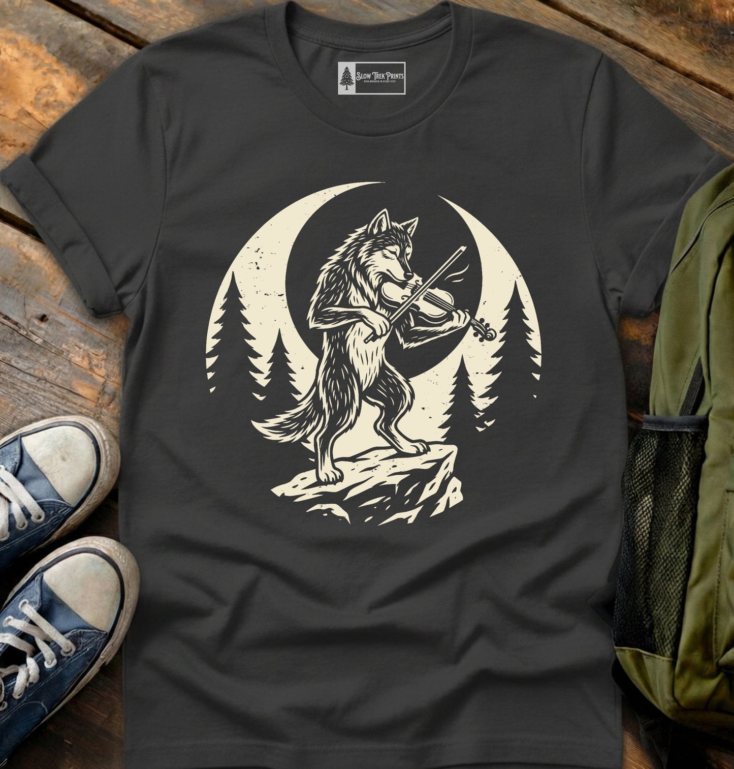Wolf Fiddle T-Shirt