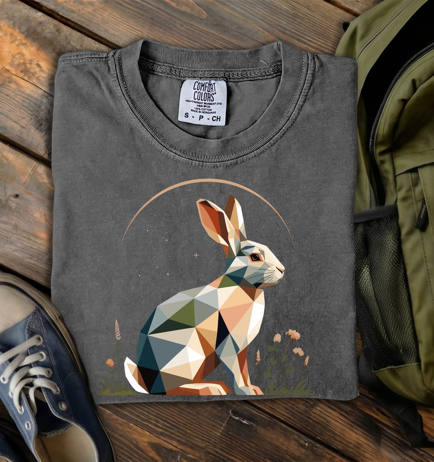 Midnight Rabbit Comfort Colors T-Shirt
