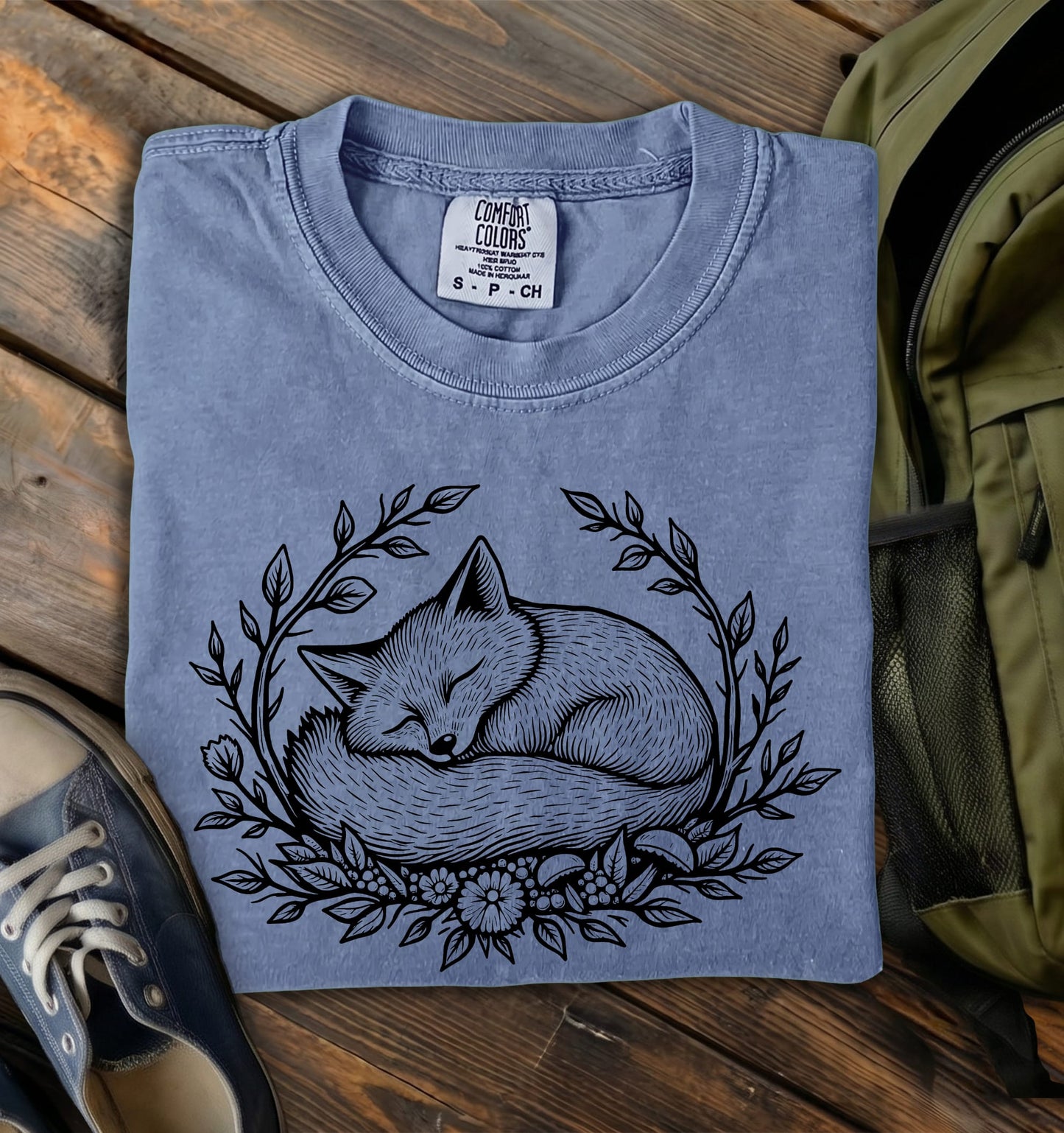 Dreaming Fox Comfort Colors T-Shirt