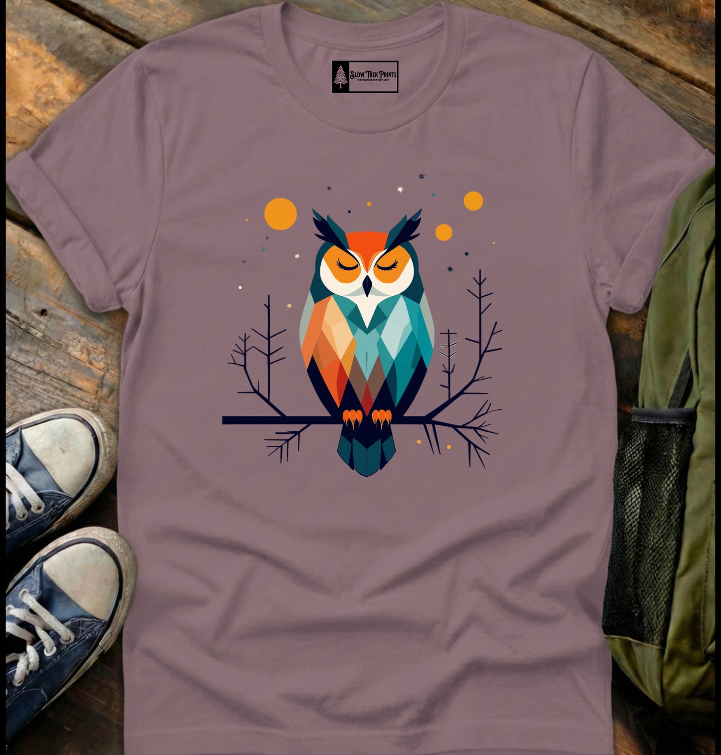 Geometric Owl T-Shirt