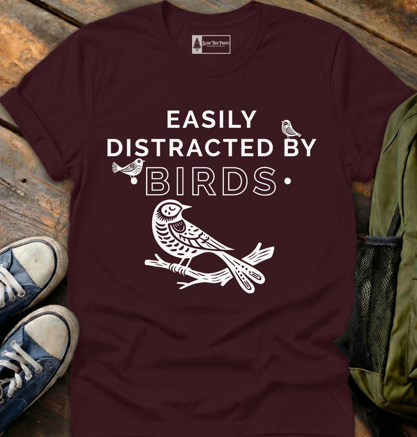 Easily Distracted By Birds T-Shirt