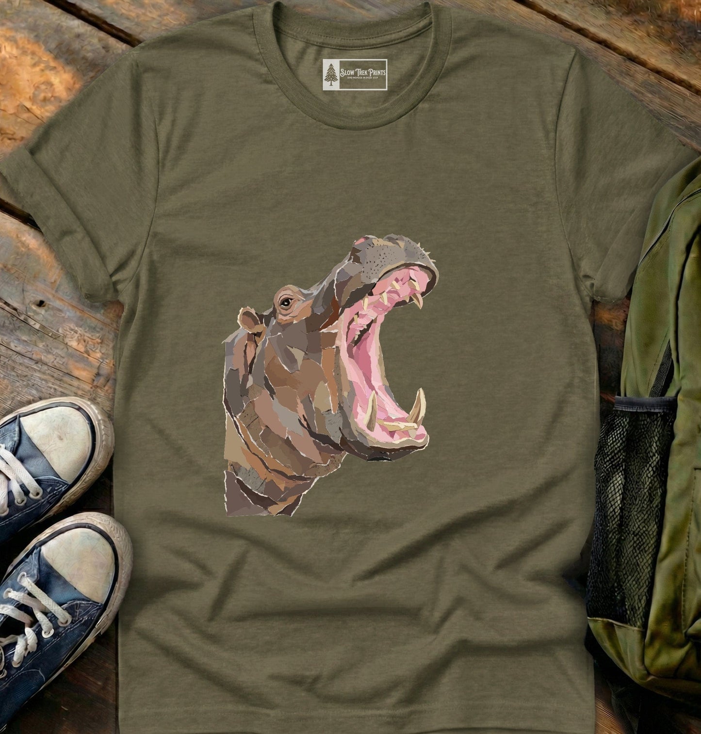 Roaring Hippo T-Shirt