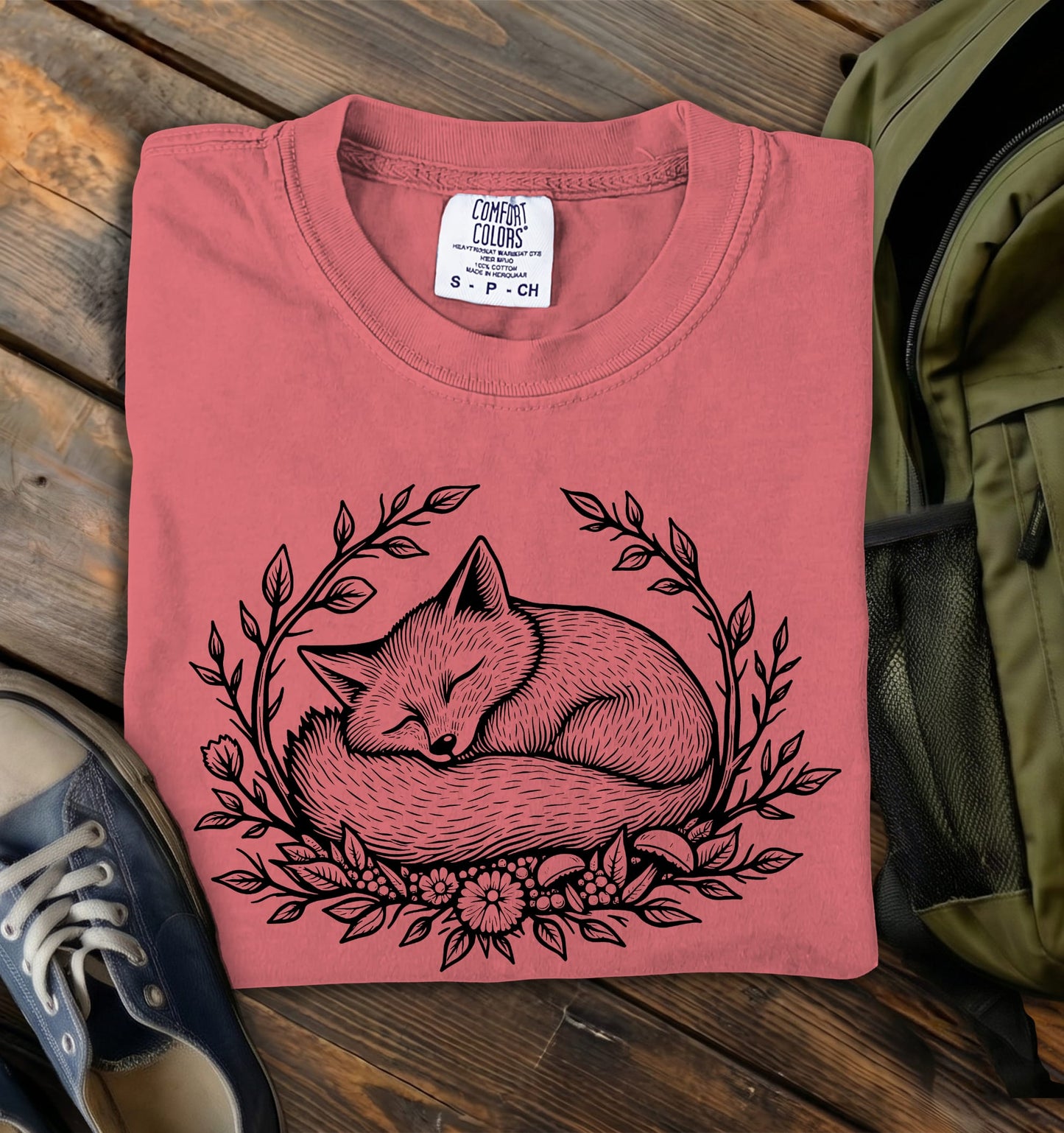 Dreaming Fox Comfort Colors T-Shirt