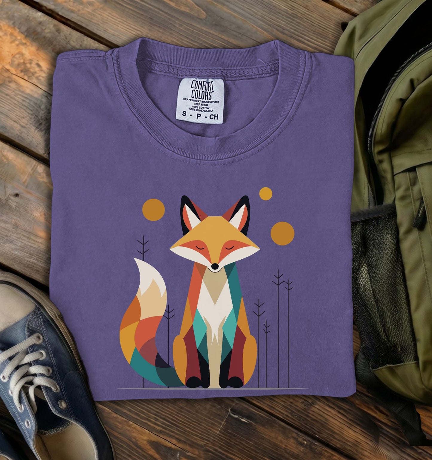 Sunset Fox Comfort Colors T-Shirt
