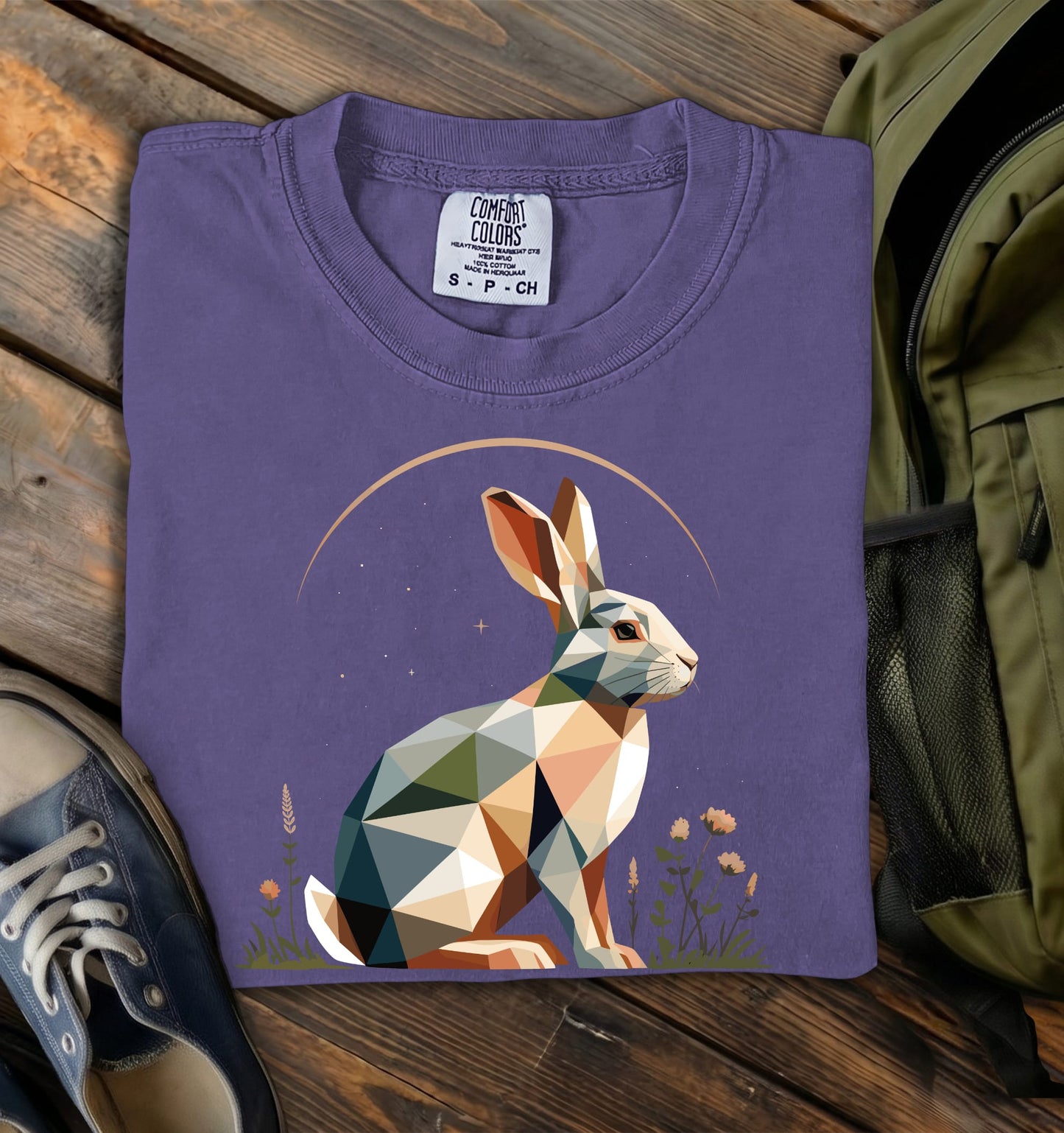 Midnight Rabbit Comfort Colors T-Shirt
