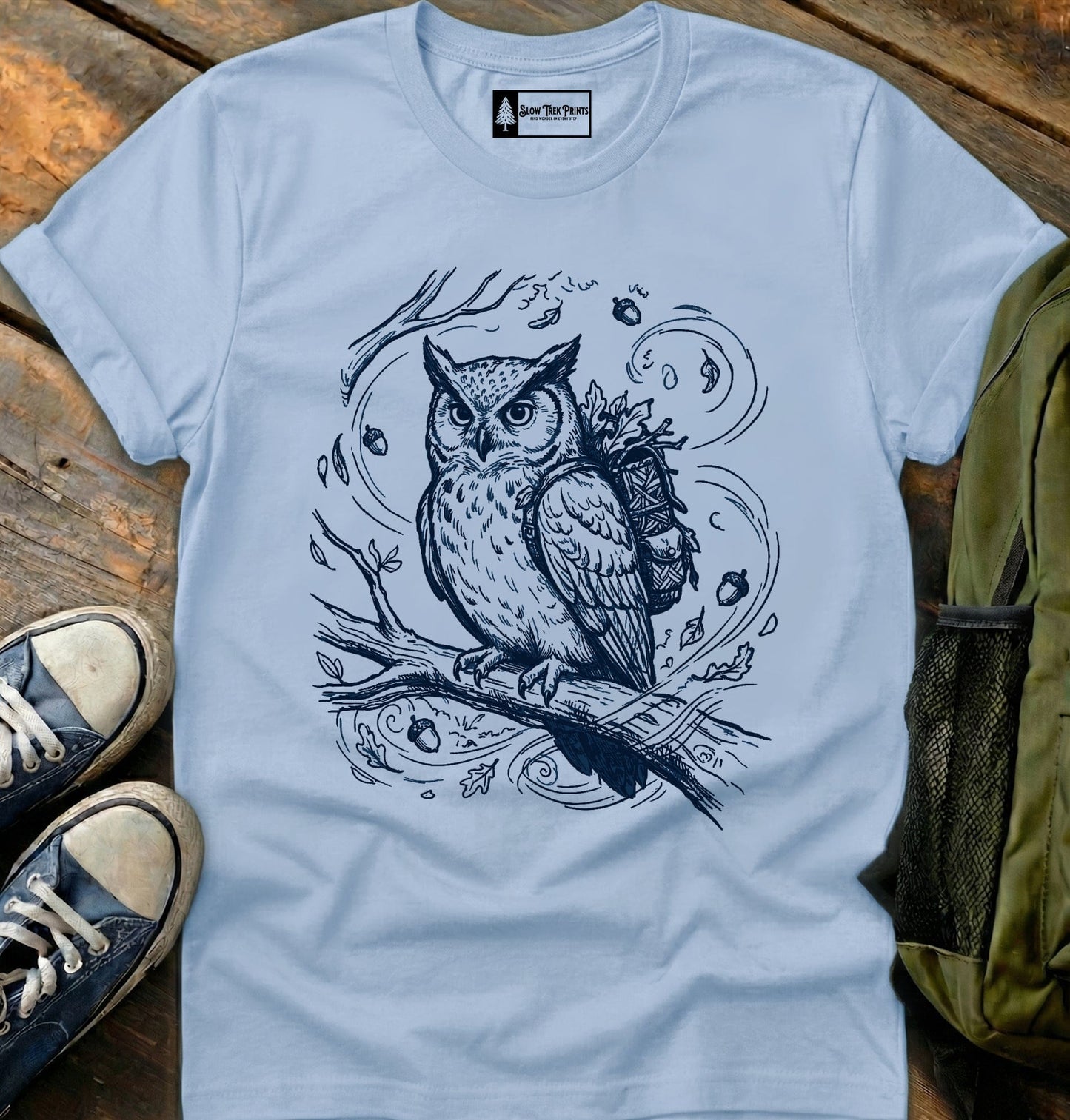Backpacking Owl T-Shirt