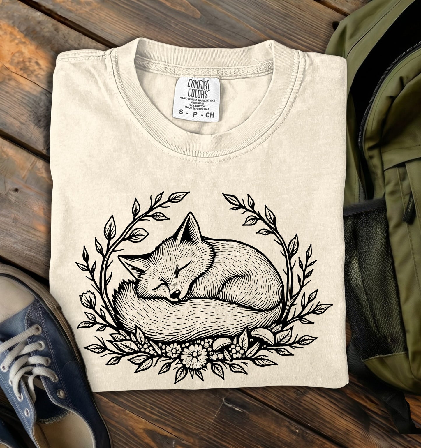 Dreaming Fox Comfort Colors T-Shirt