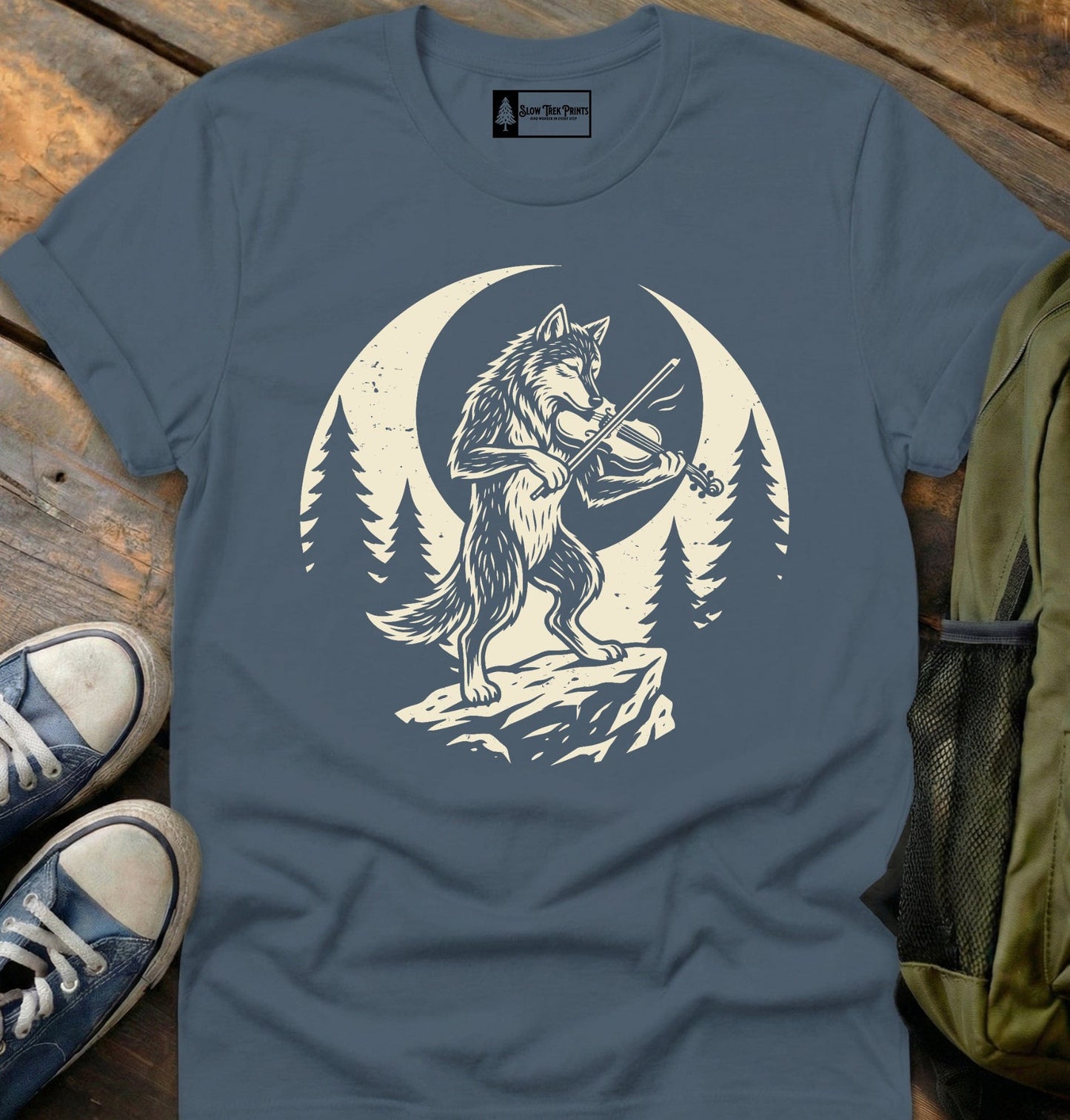 Wolf Fiddle T-Shirt