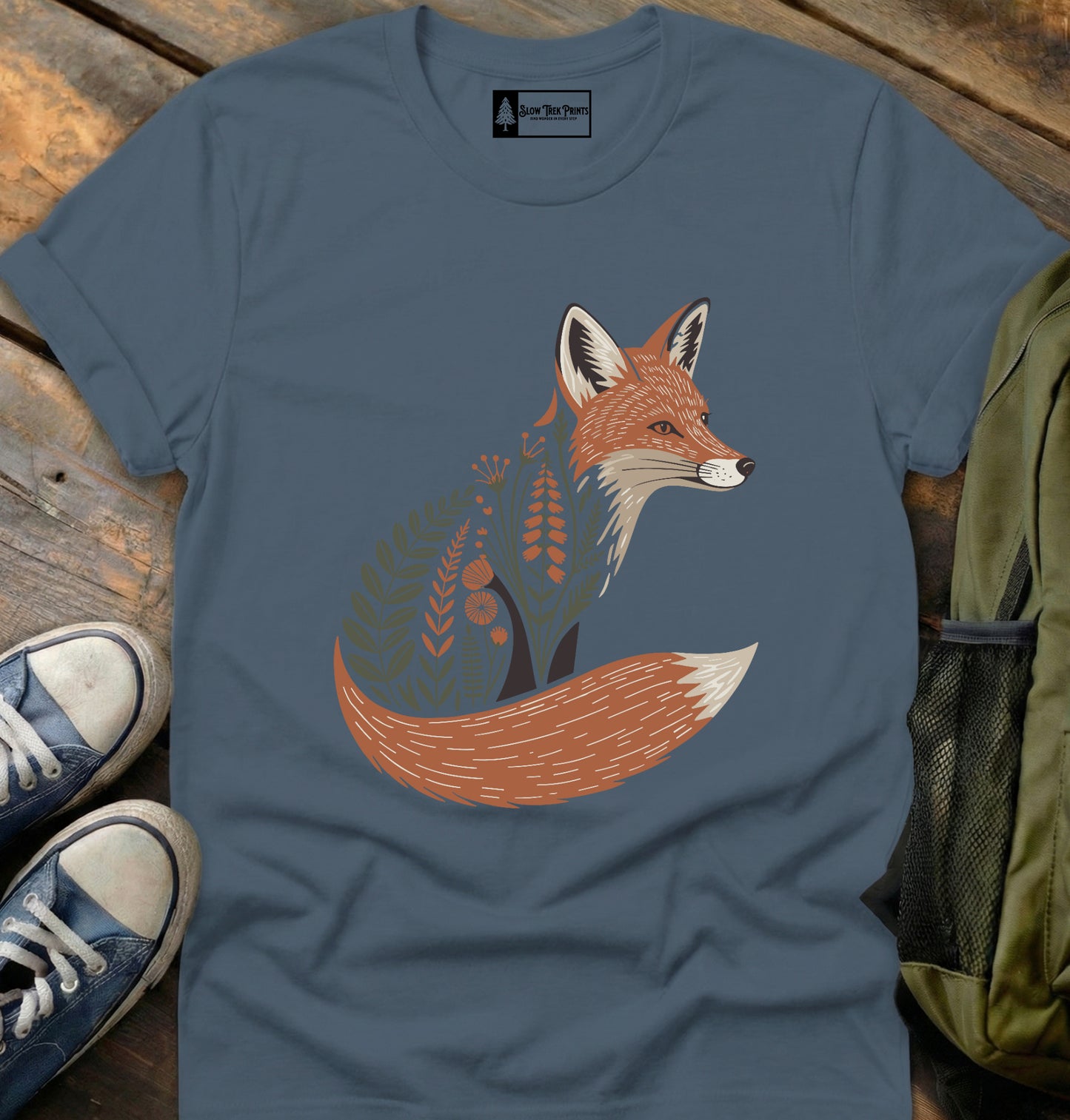 Floral Fox T-Shirt