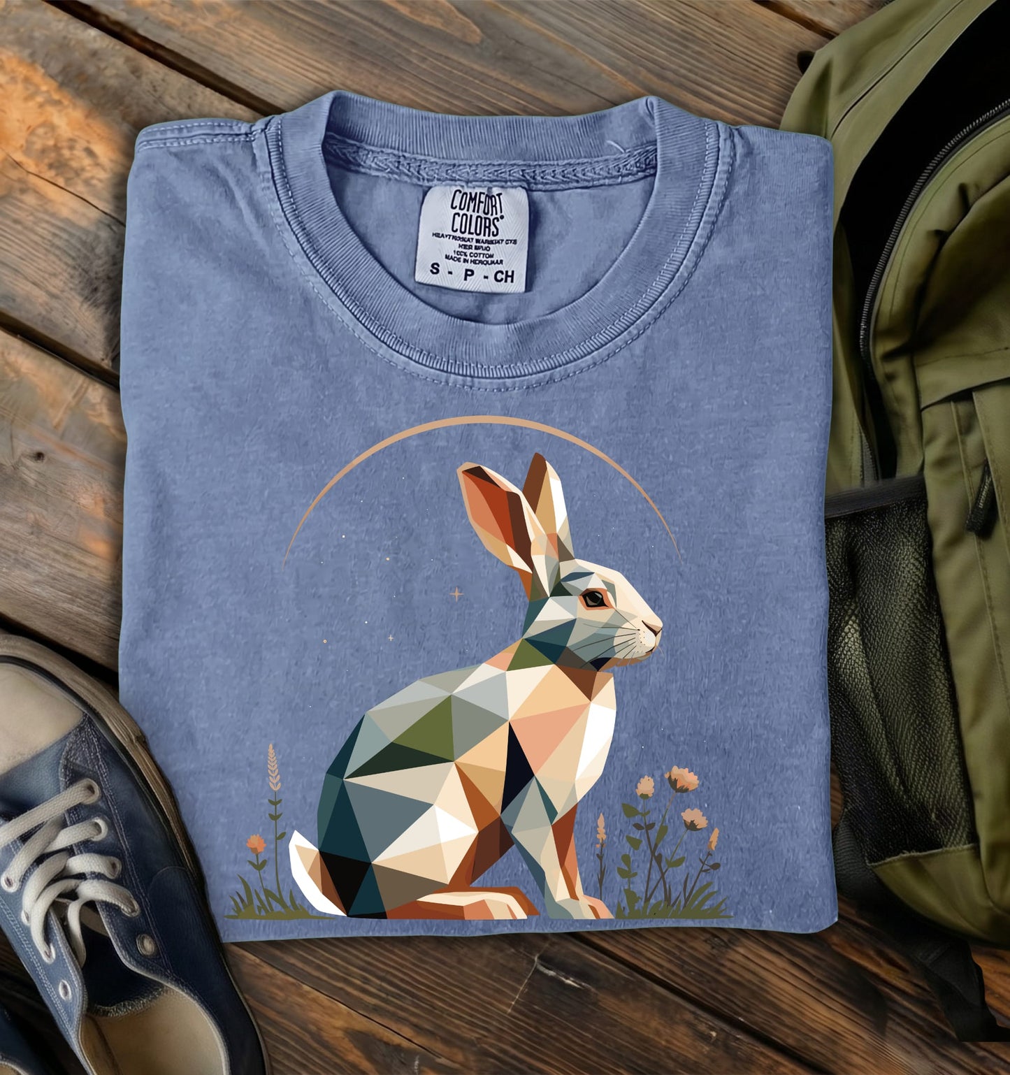 Midnight Rabbit Comfort Colors T-Shirt