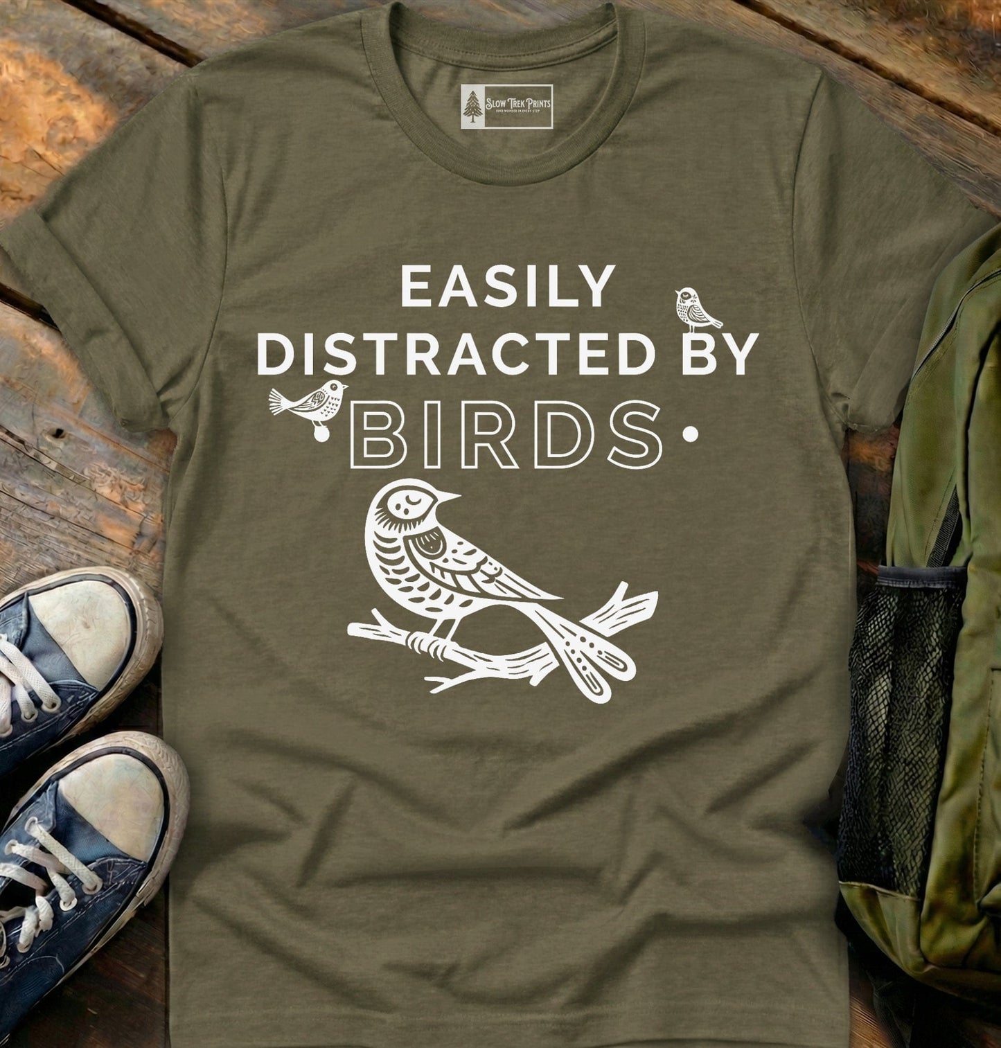 Easily Distracted By Birds T-Shirt