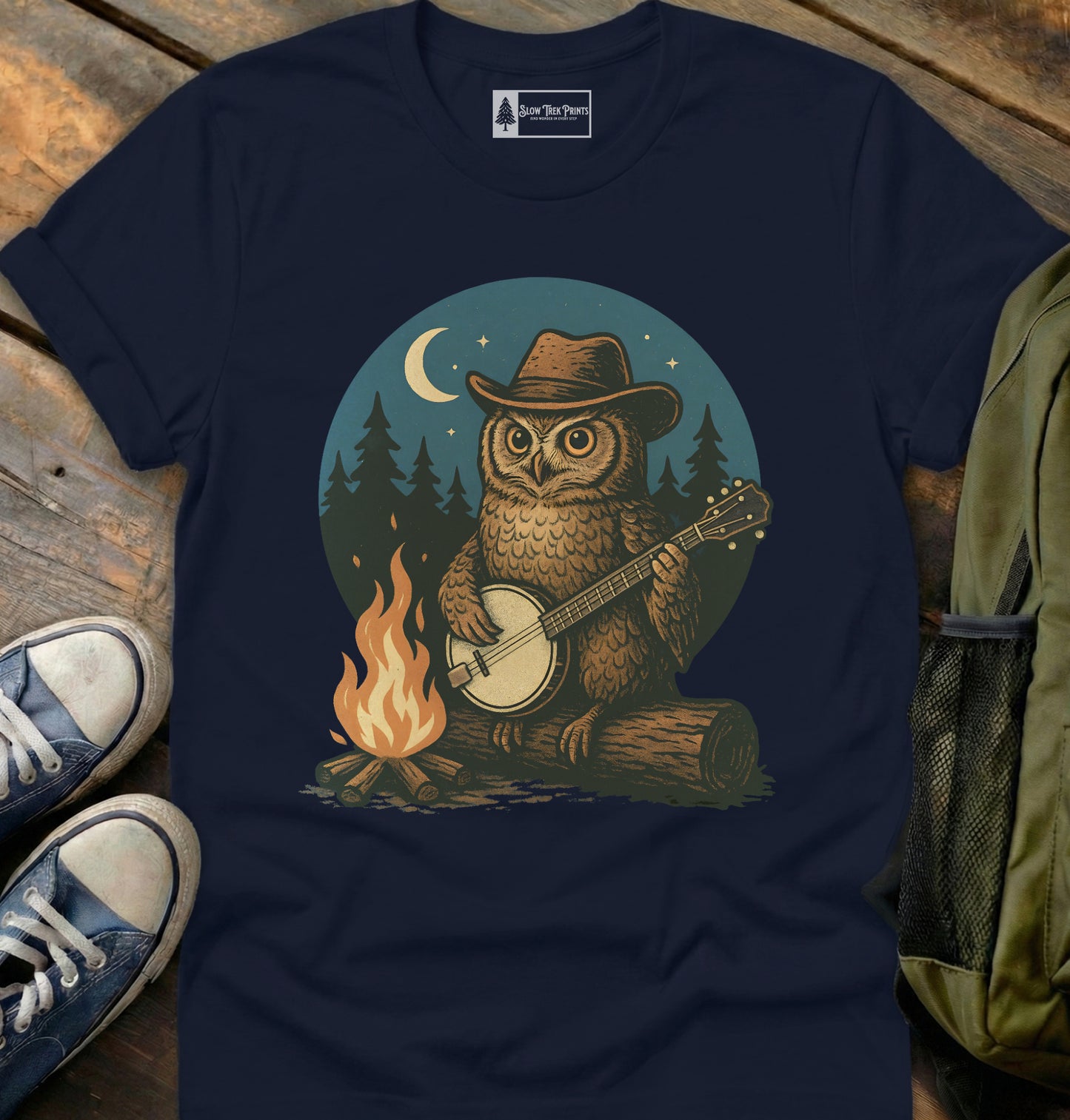 Banjo Owl T-Shirt