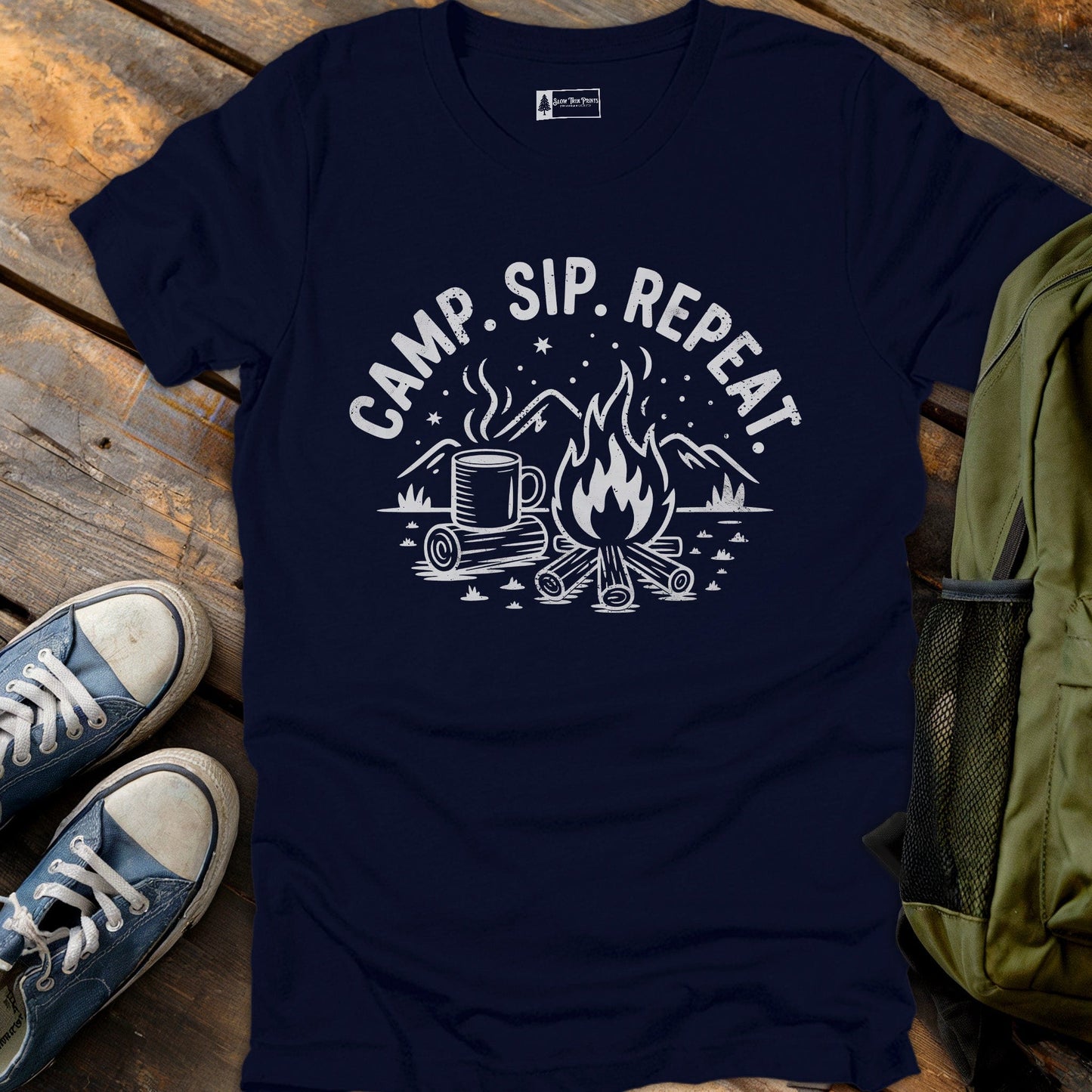Camp Sip Repeat T-Shirt