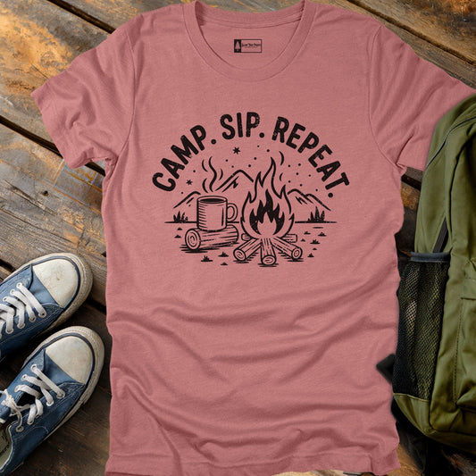 Camp Sip Repeat T-Shirt