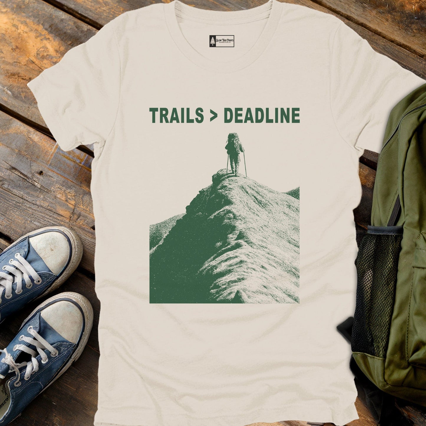 Trails Over Deadlines T-Shirt