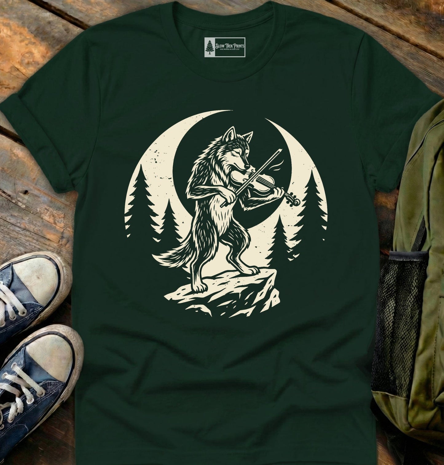 Wolf Fiddle T-Shirt