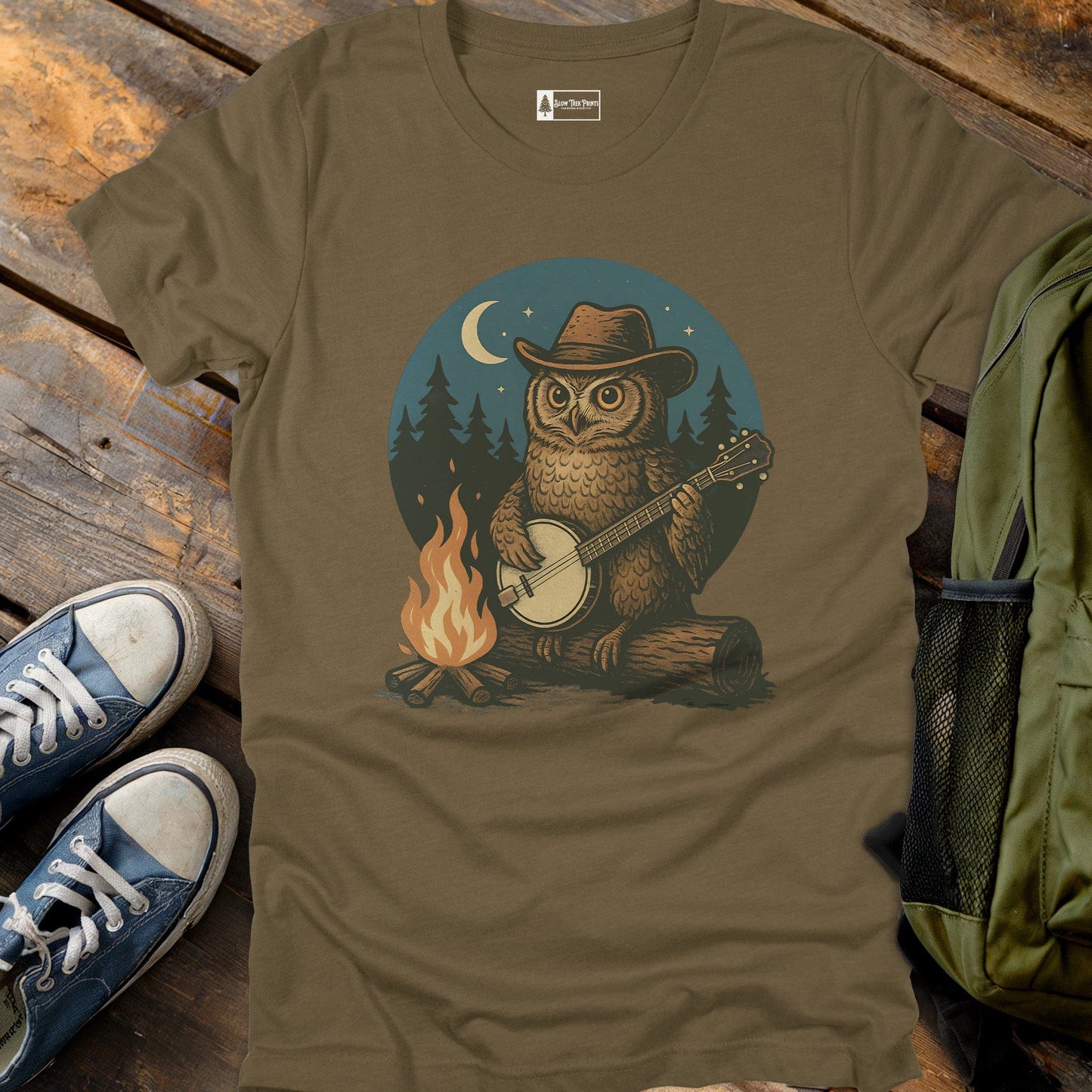 Banjo Owl T-Shirt