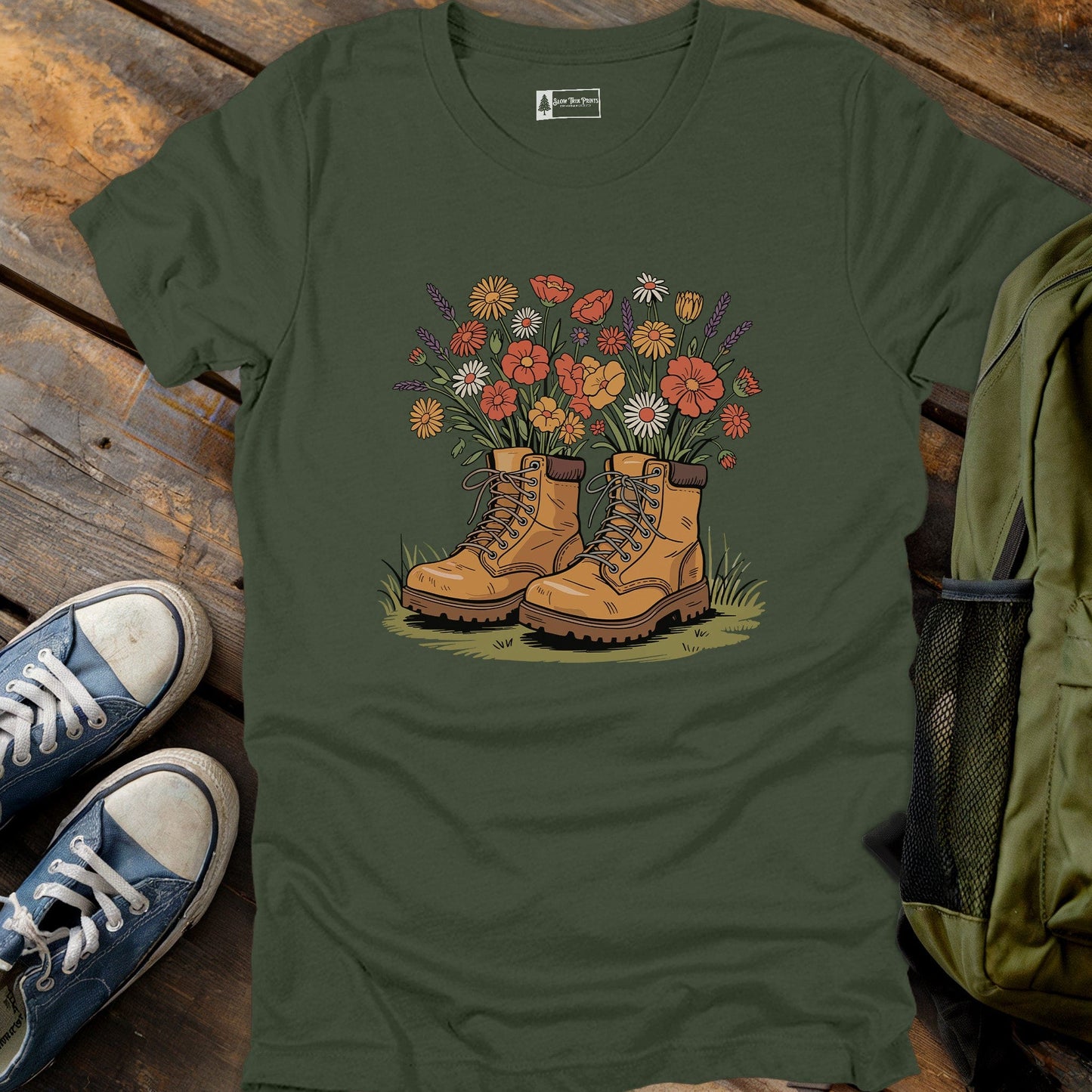 Blooming Boots T-Shirt
