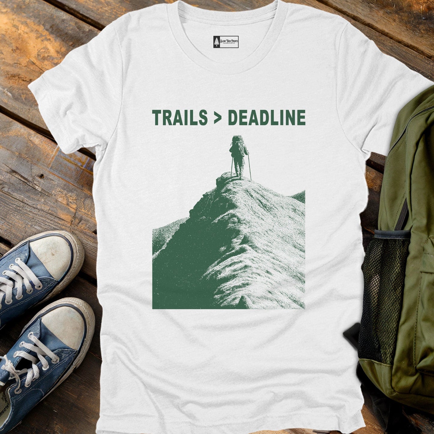 Trails Over Deadlines T-Shirt
