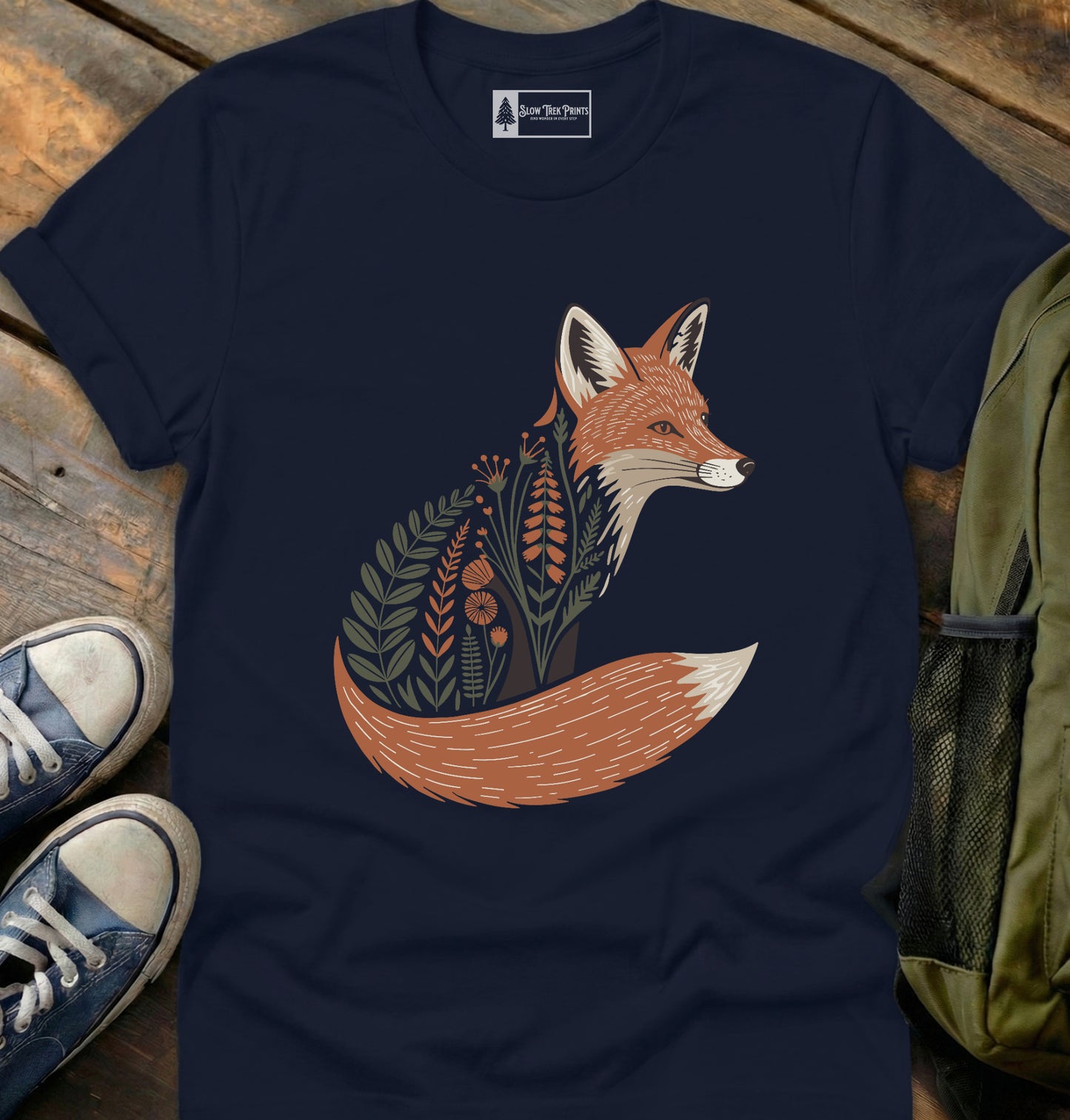 Floral Fox T-Shirt