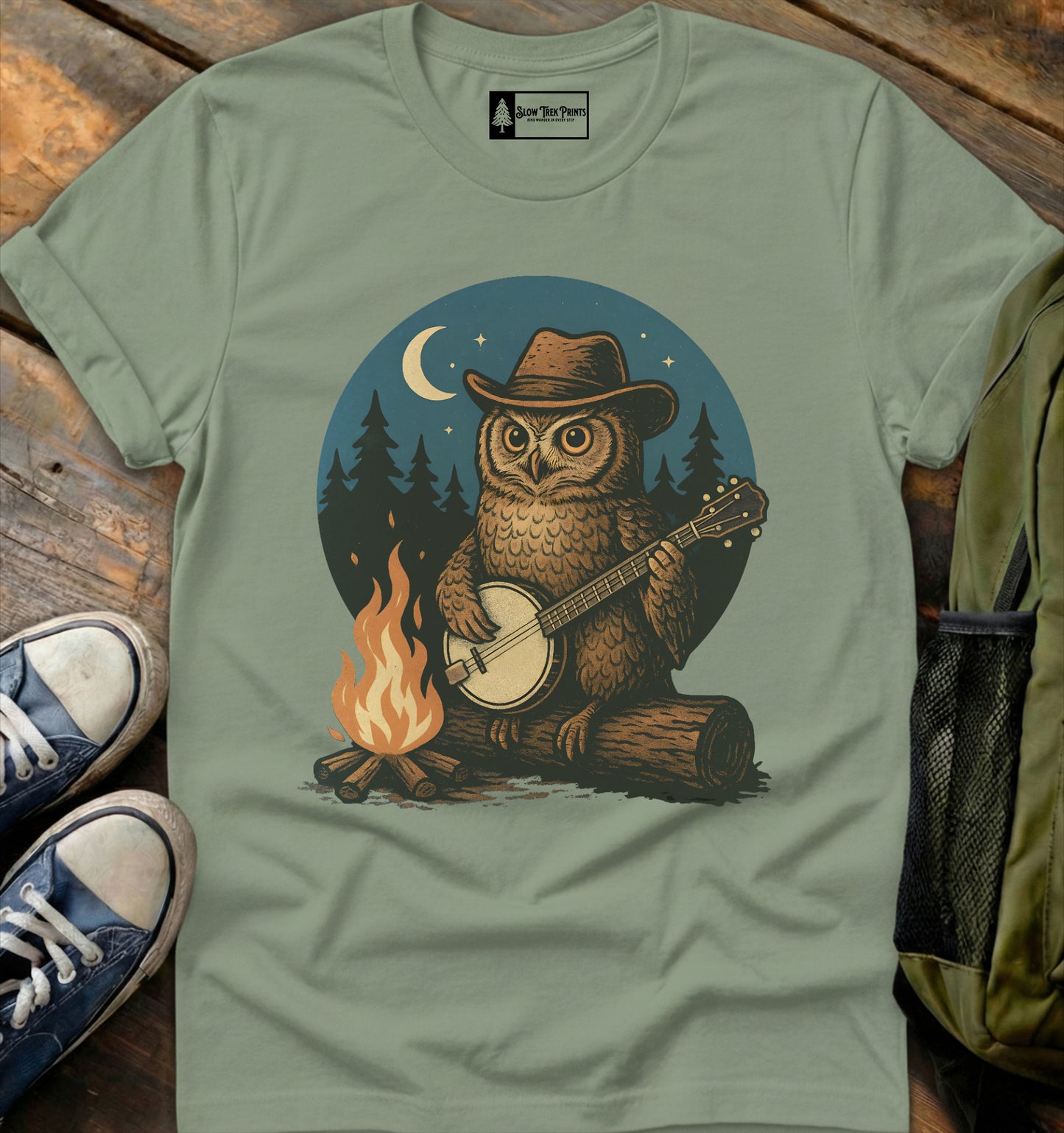 Banjo Owl T-Shirt