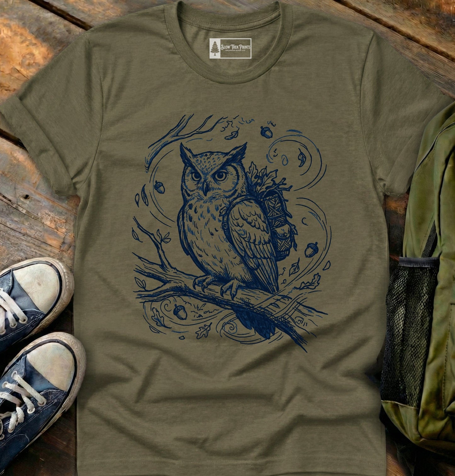Backpacking Owl T-Shirt