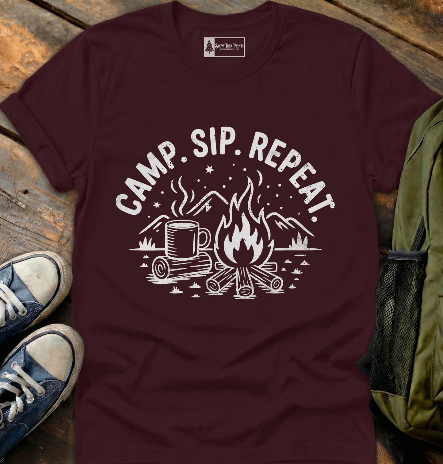 Camp Sip Repeat T-Shirt