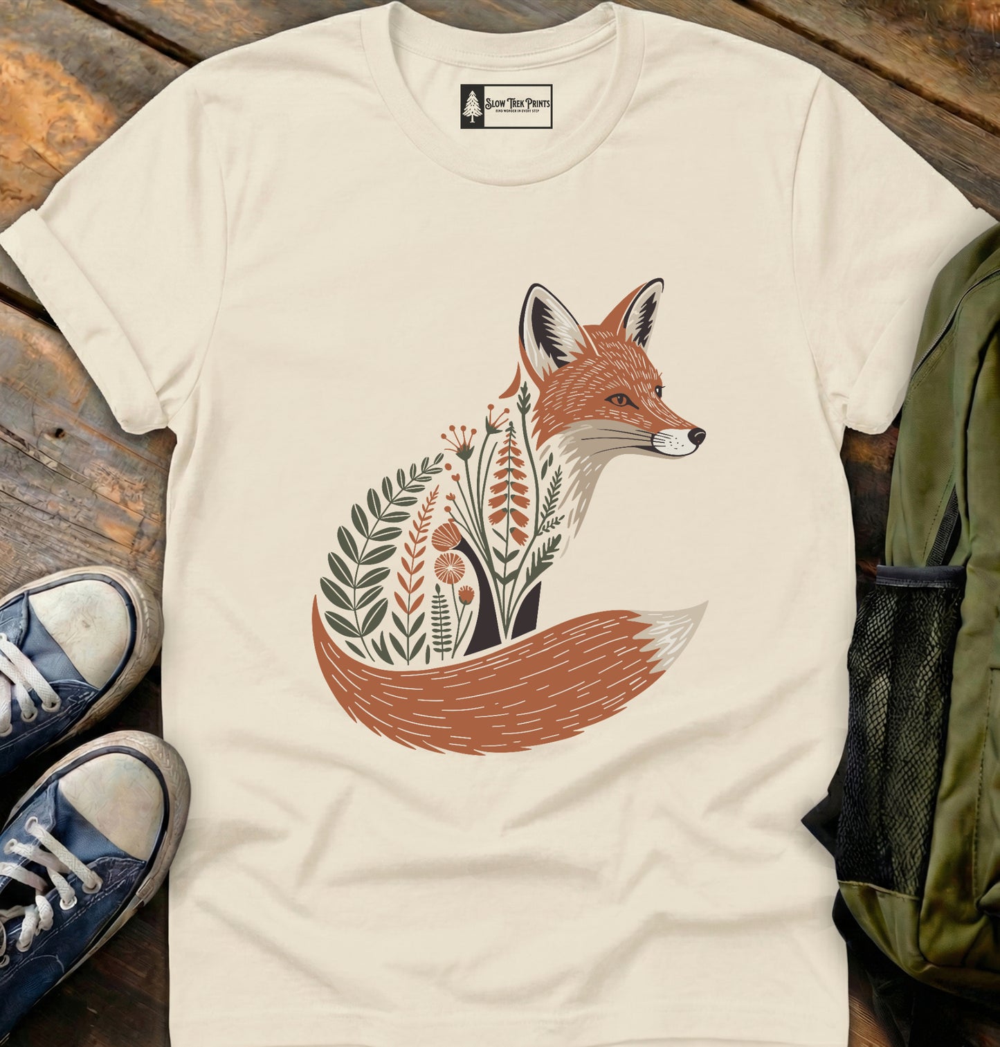 Floral Fox T-Shirt