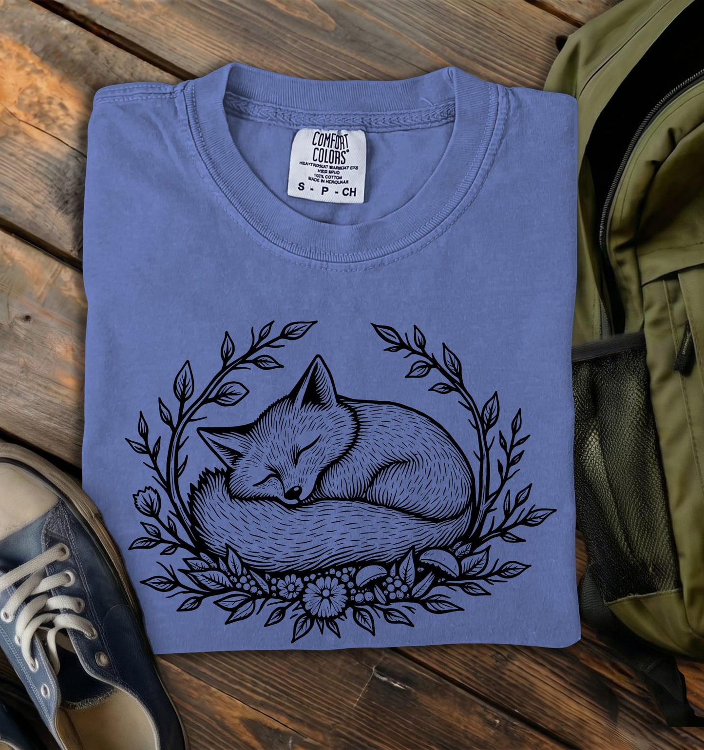Dreaming Fox Comfort Colors T-Shirt