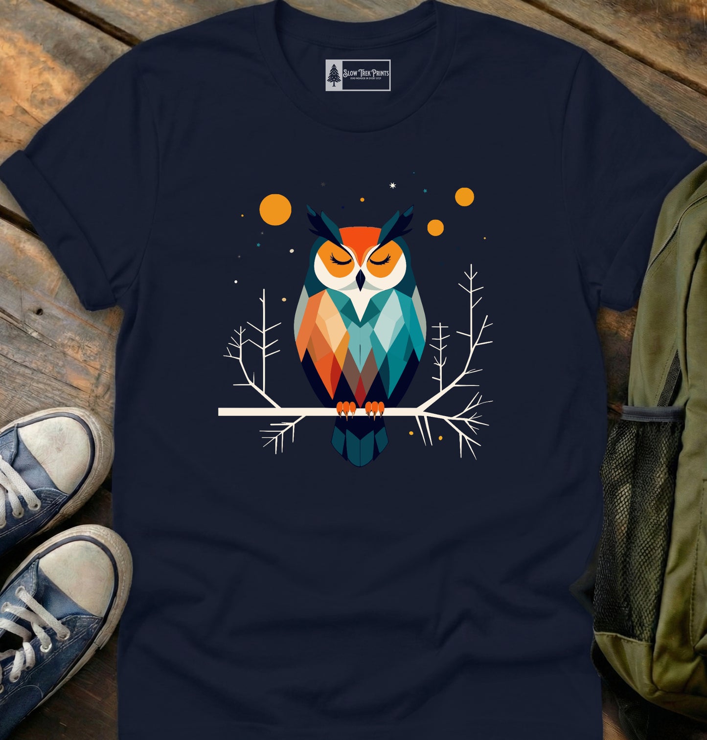 Geometric Owl T-Shirt