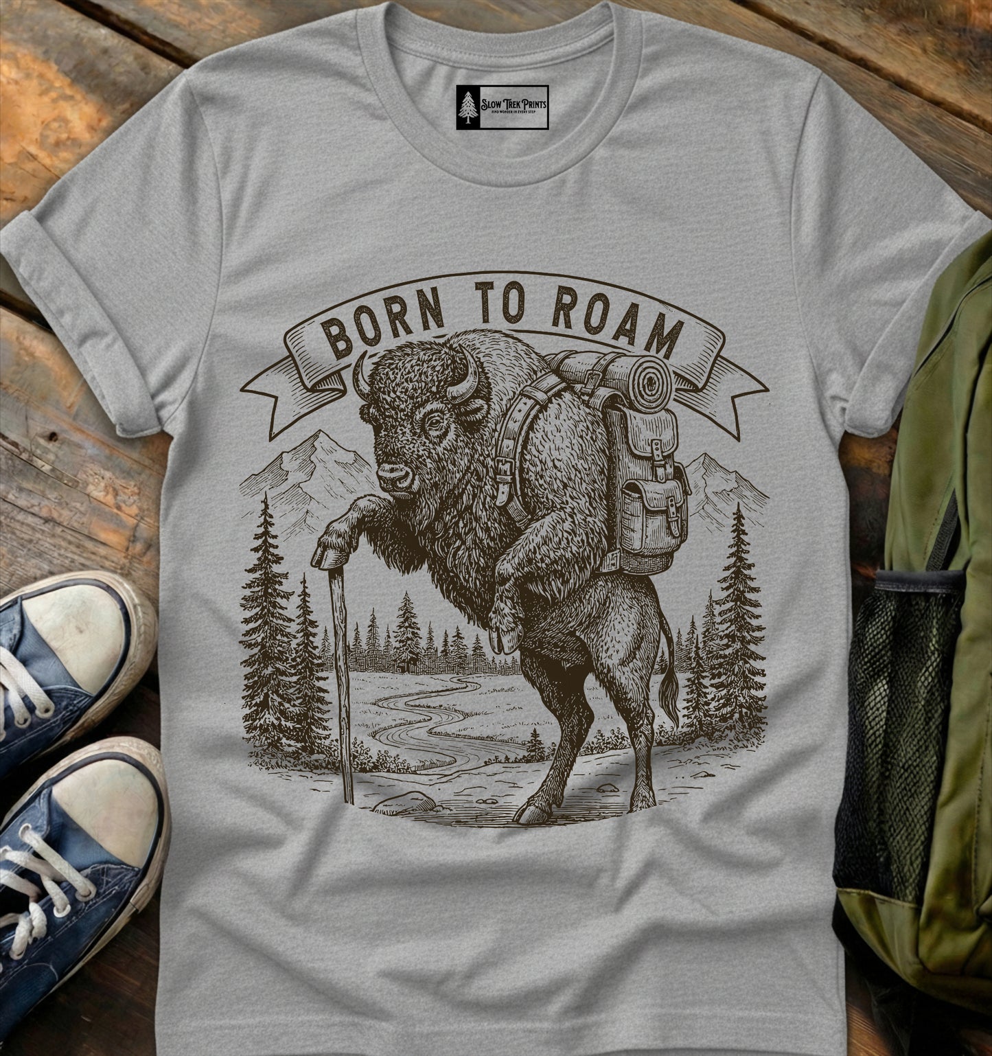 Roaming Bison T-Shirt