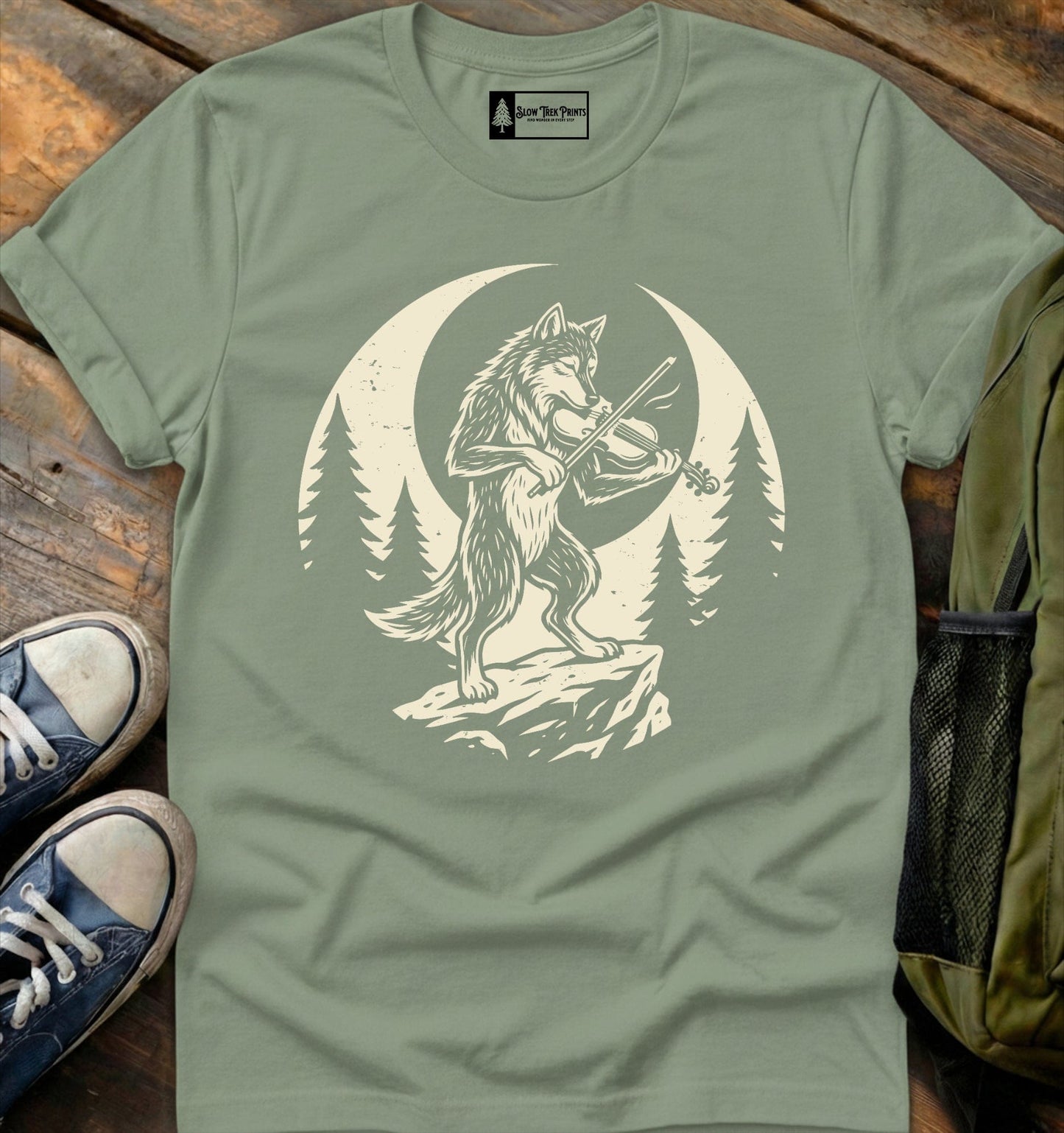 Wolf Fiddle T-Shirt