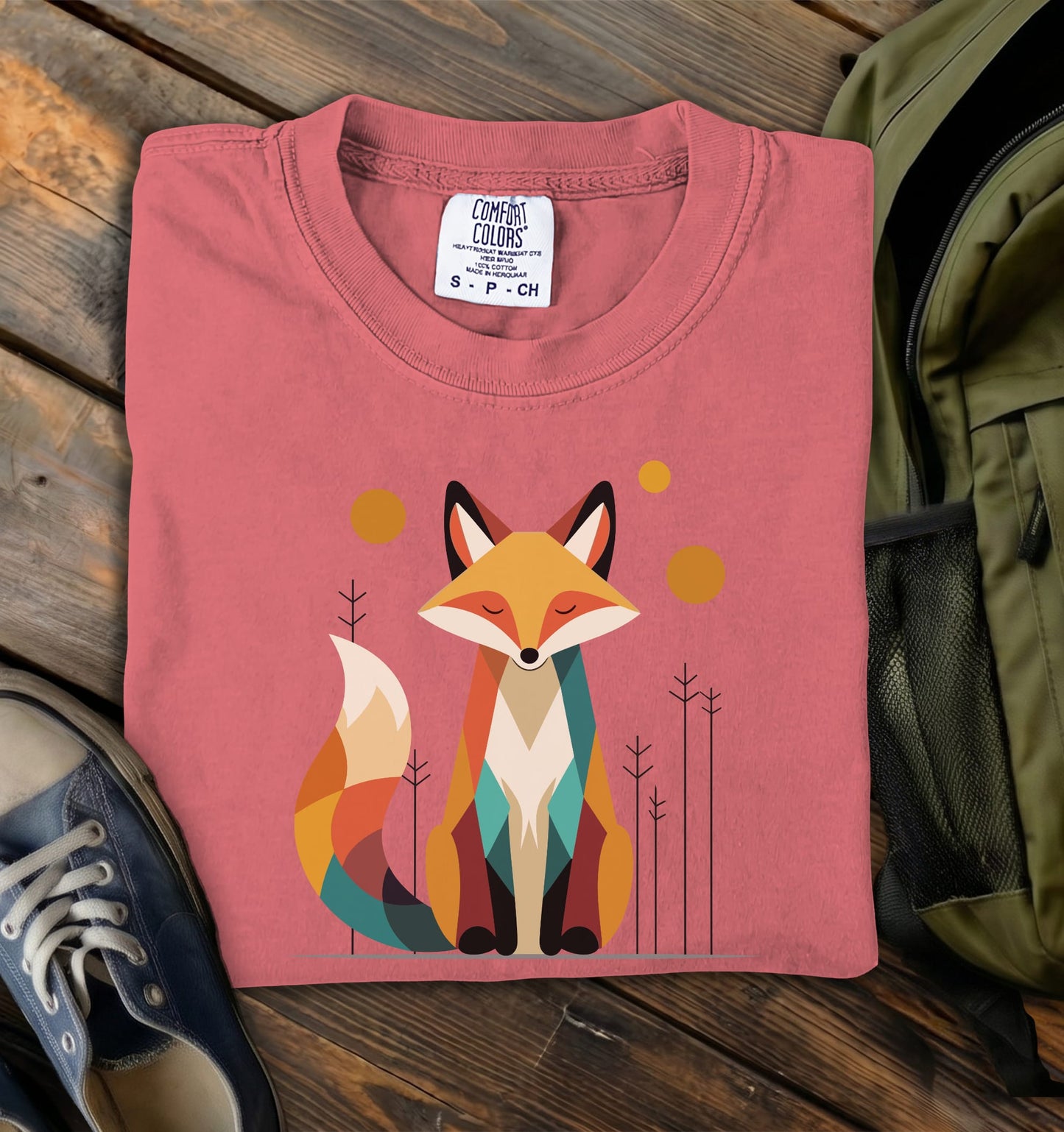 Sunset Fox Comfort Colors T-Shirt