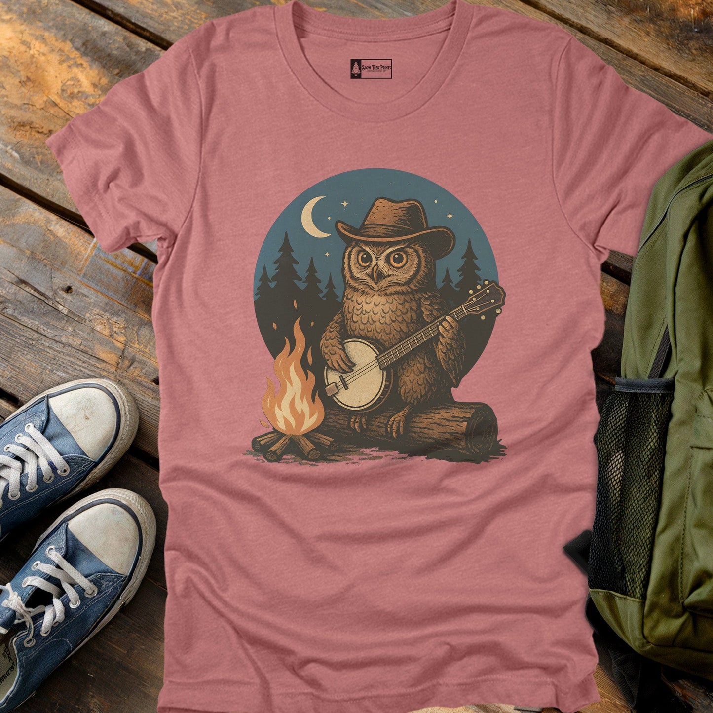 Banjo Owl T-Shirt