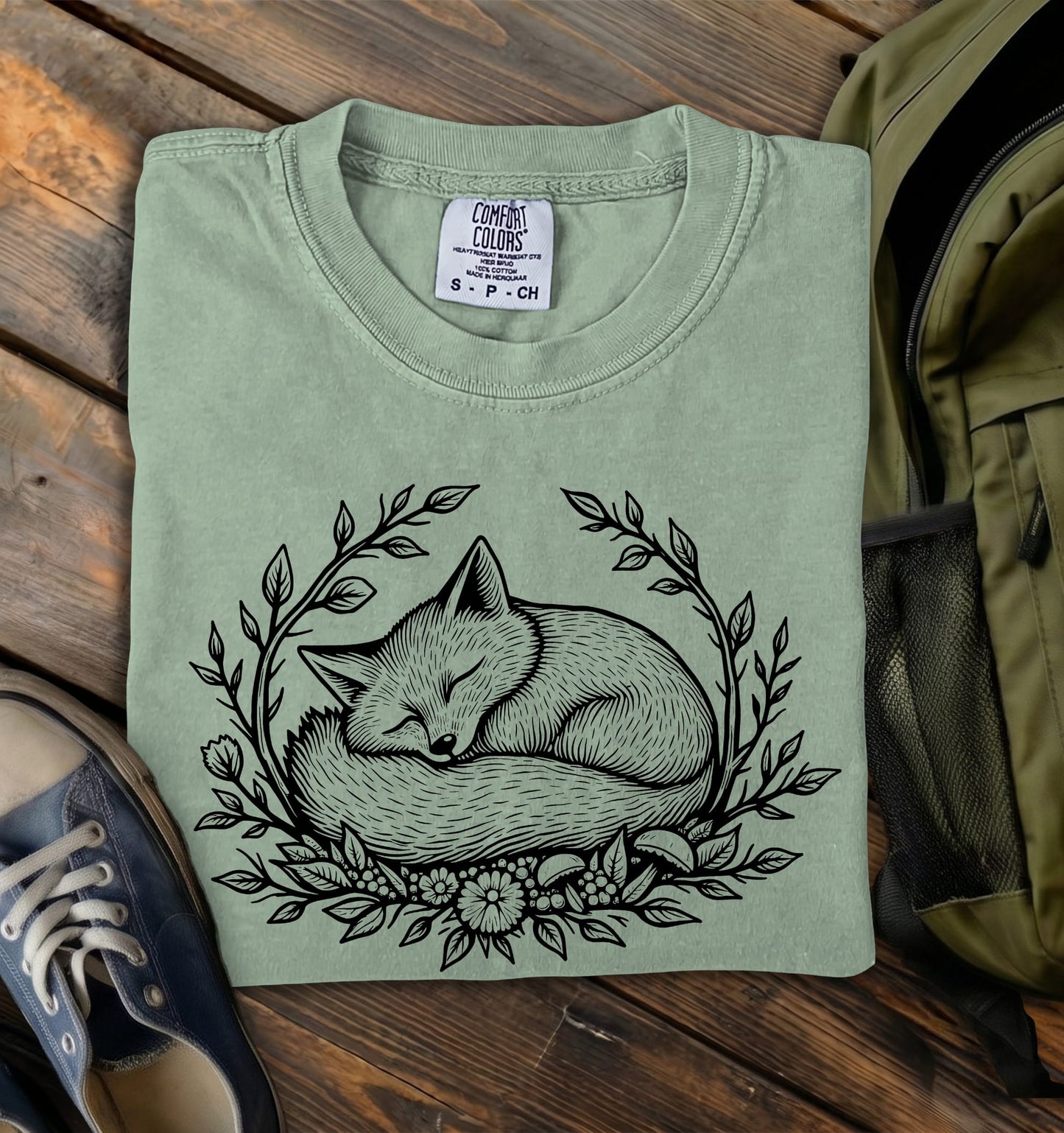 Dreaming Fox Comfort Colors T-Shirt