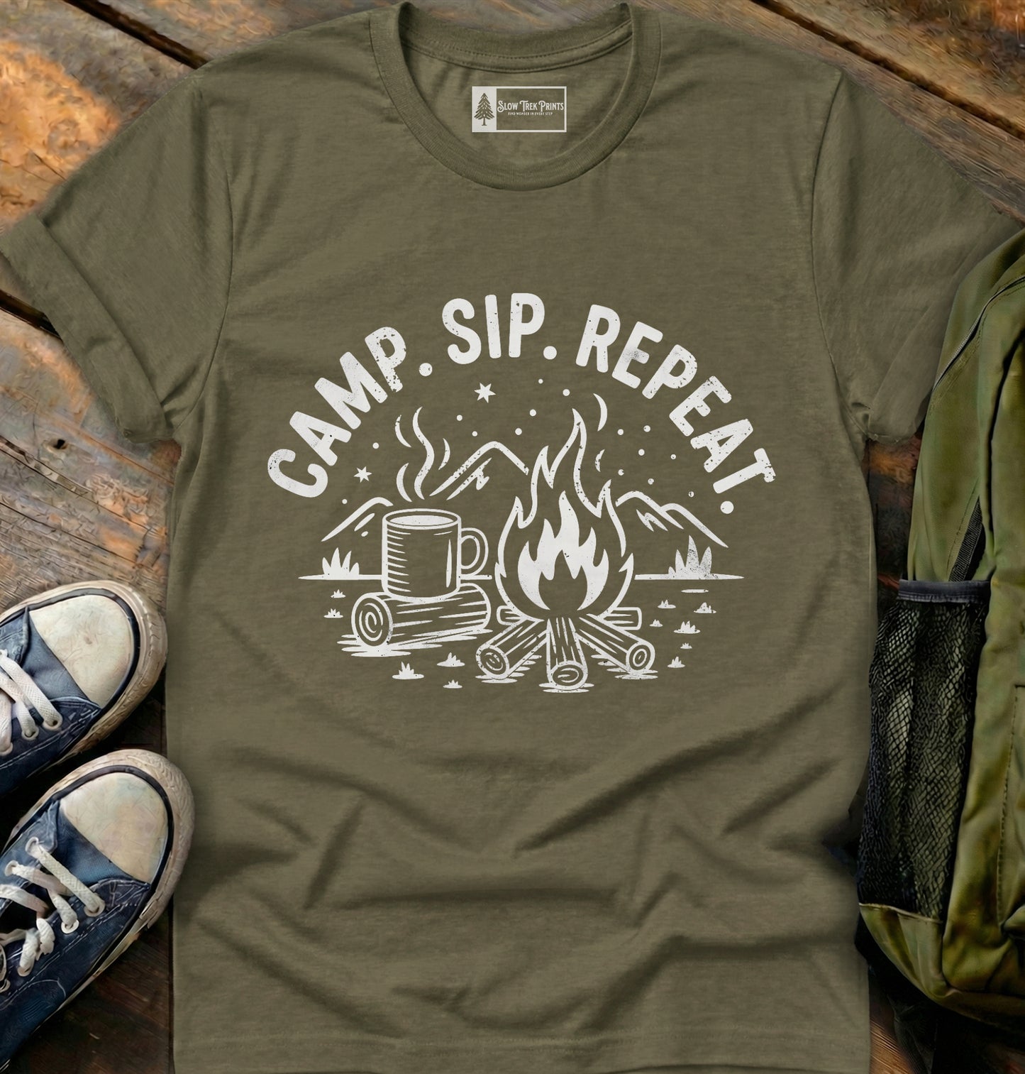 Camp Sip Repeat T-Shirt