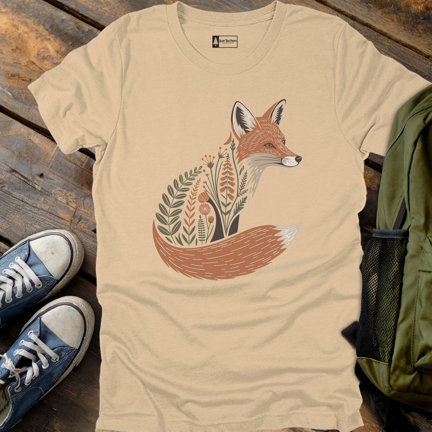 Floral Fox T-Shirt