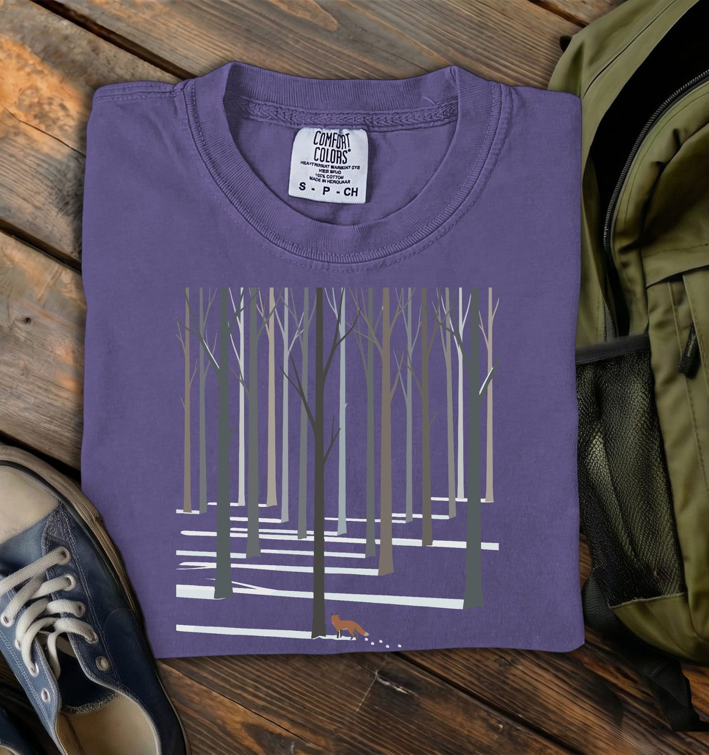 Winter Fox Comfort Colors T-Shirt